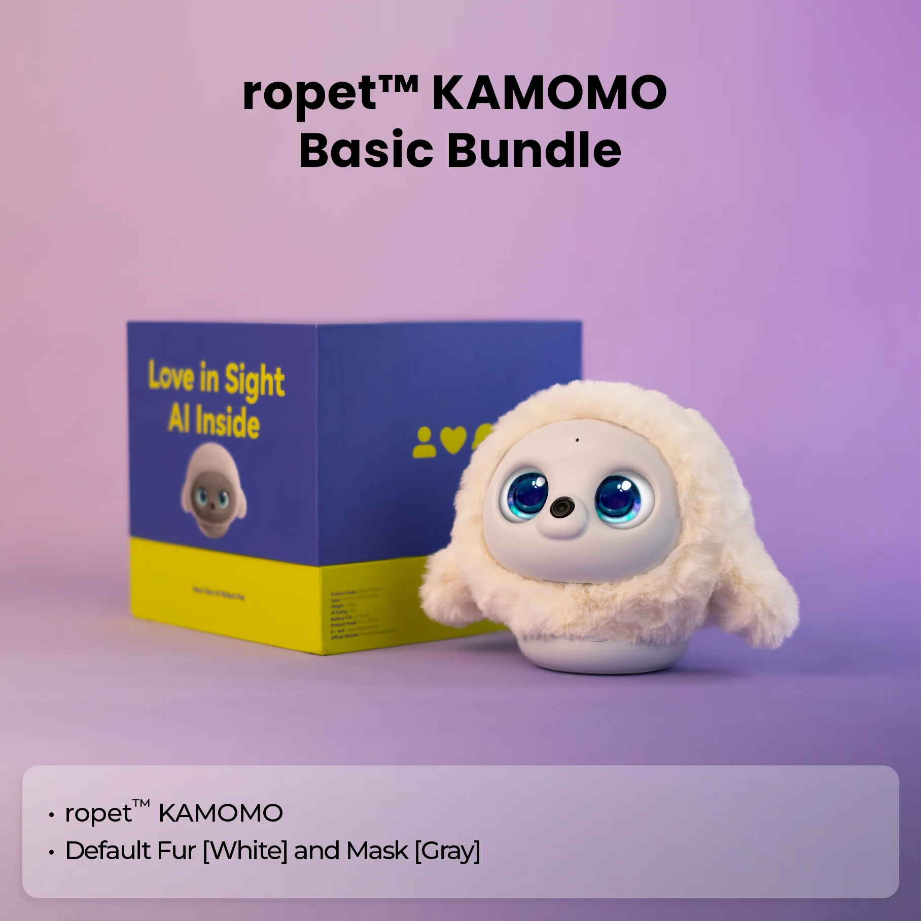 ropet™ KAMOMO--Your Next Gen AI Pet Robot