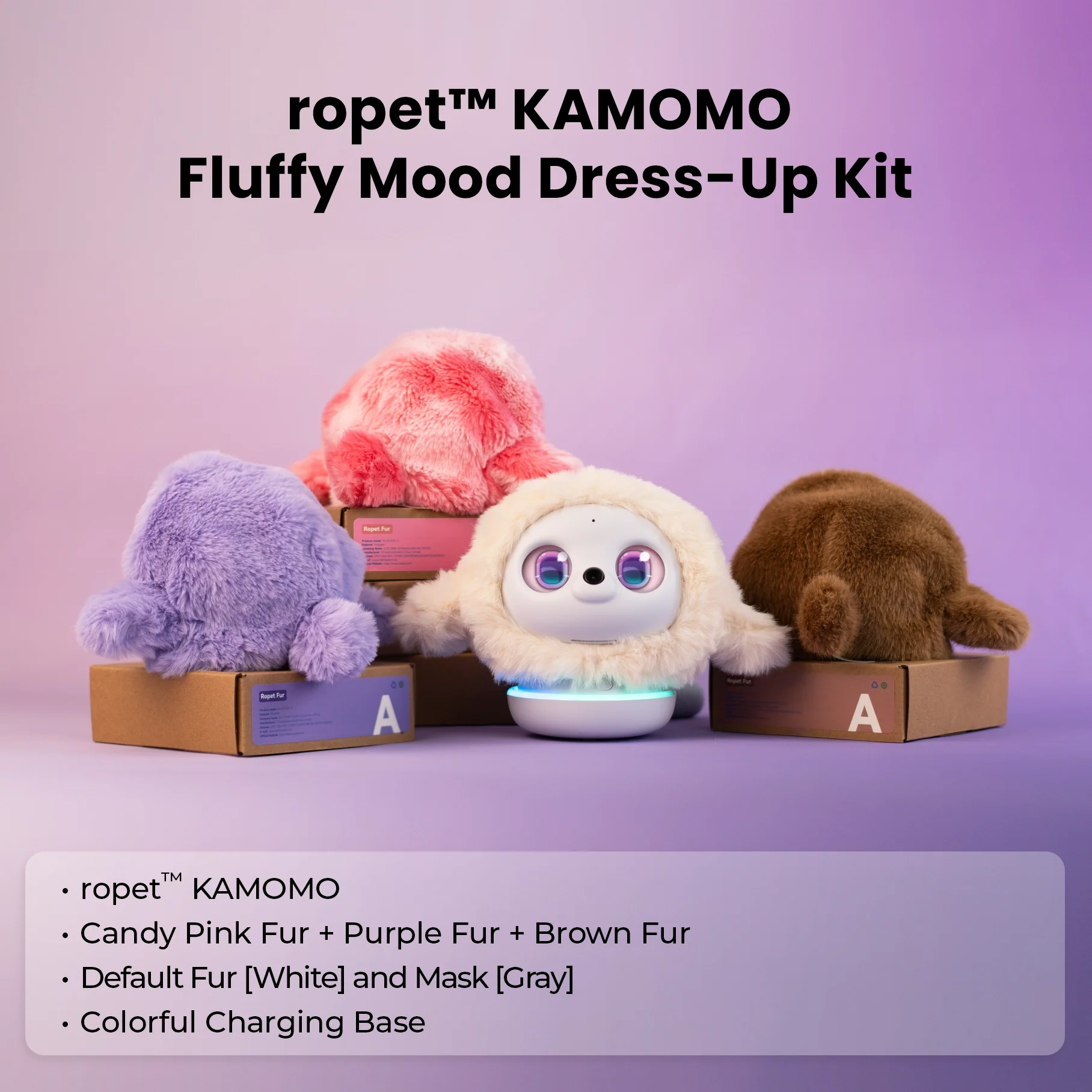ropet™ KAMOMO--Your Next Gen AI Pet Robot