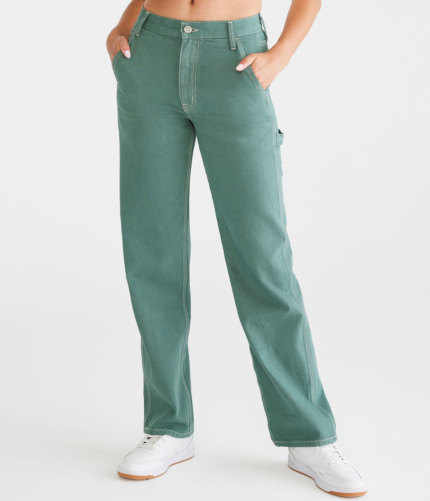 High-Rise Baggy Carpenter Jean