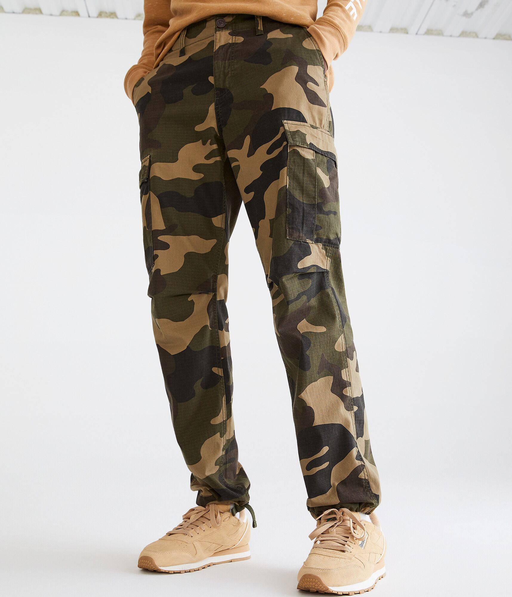 Camo Relaxed Ripstop Cargo Pants