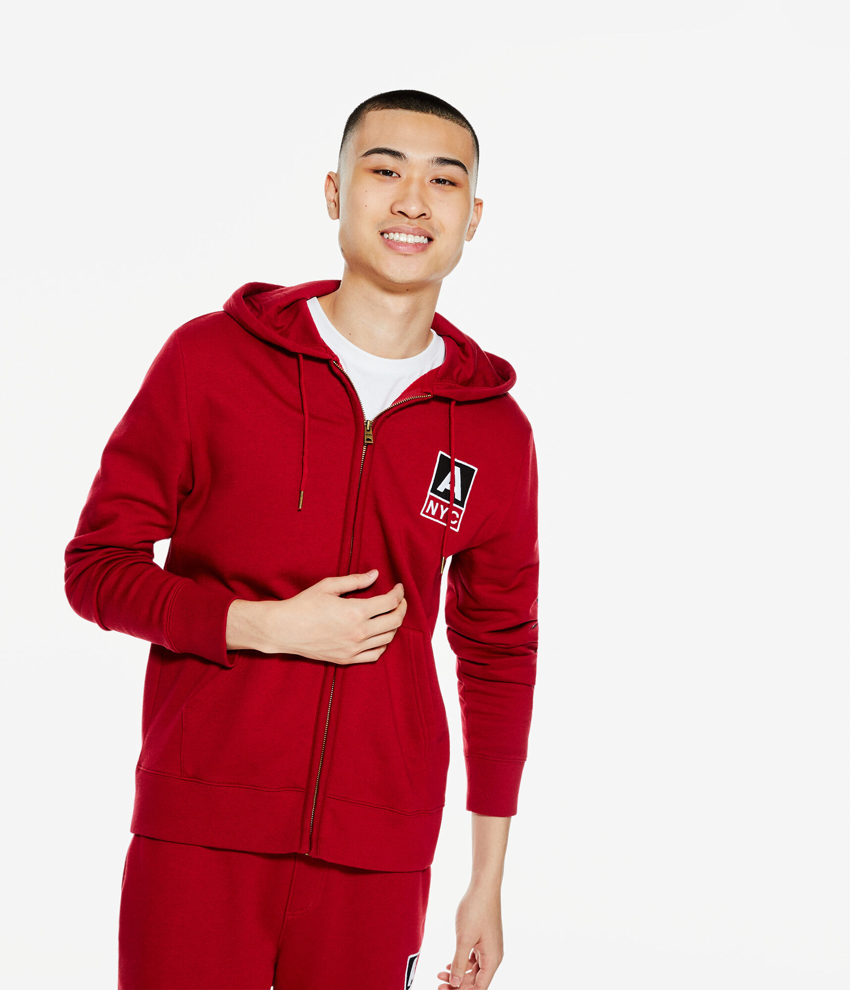 Aeropostale NYC Heritage Full-Zip Hoodie