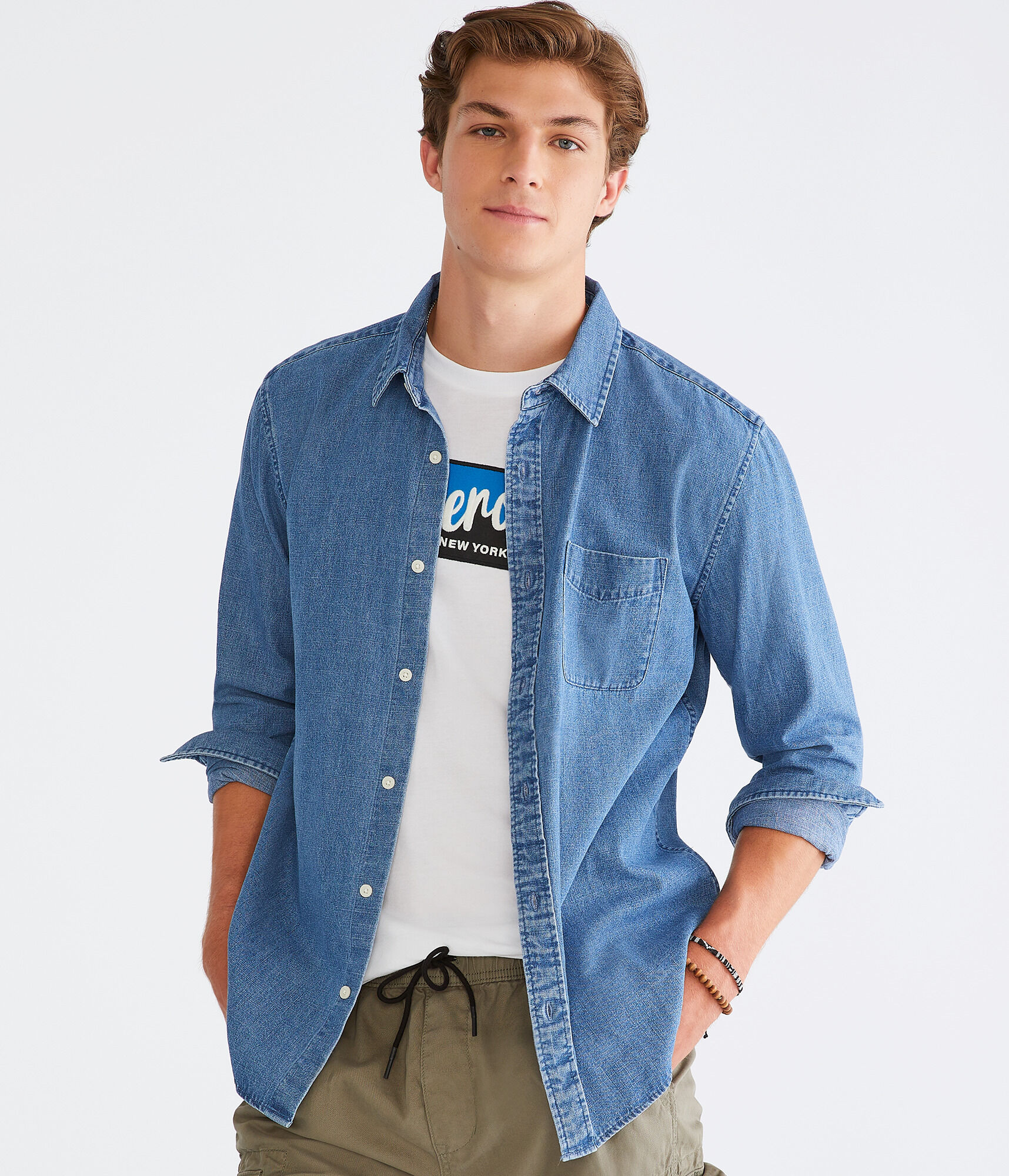 Long Sleeve Denim Shirt