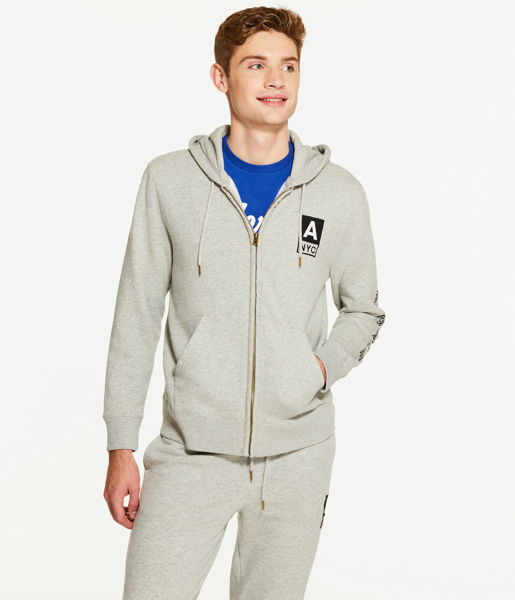 Aeropostale NYC Heritage Full-Zip Hoodie