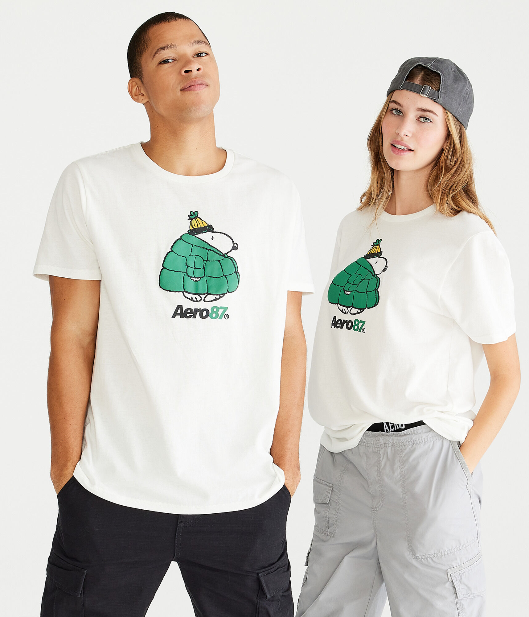 Peanuts® | Aéropostale Snoopy Puffer Jacket Graphic Tee