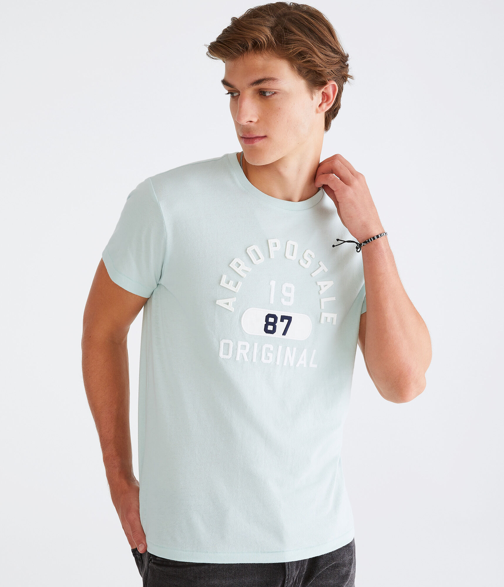 Aeropostale Original Arch Appliqué Graphic Tee
