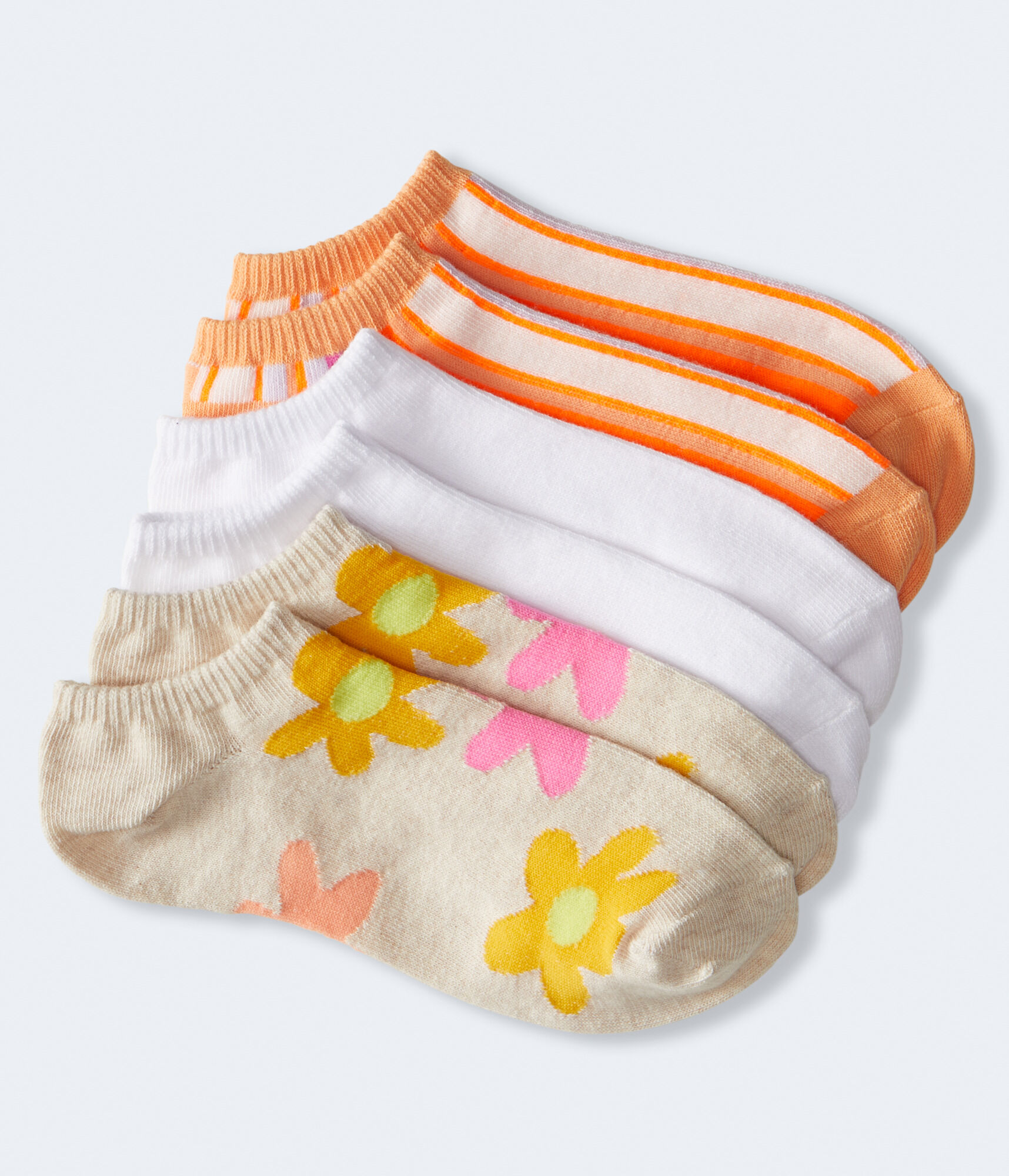 Big Flowers Ankle Sock 3-Pack