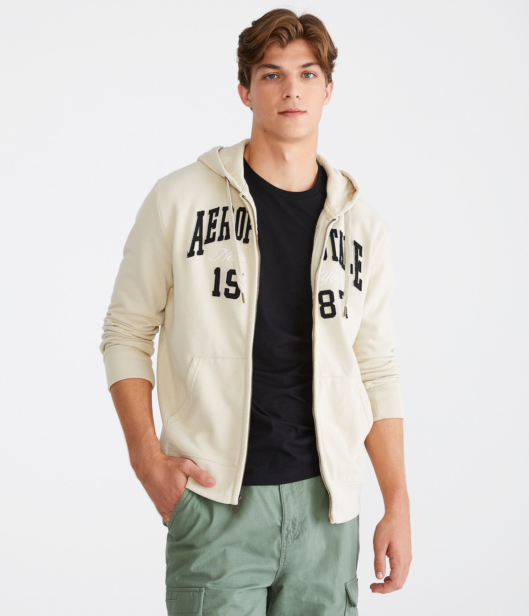 Aeropostale 1987 Heritage Full-Zip Hoodie