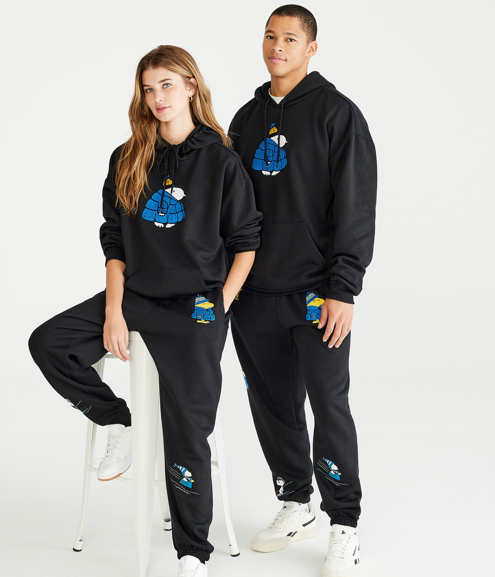 Peanuts® | Aéropostale Snoopy & Woodstock Jogger Sweatpants