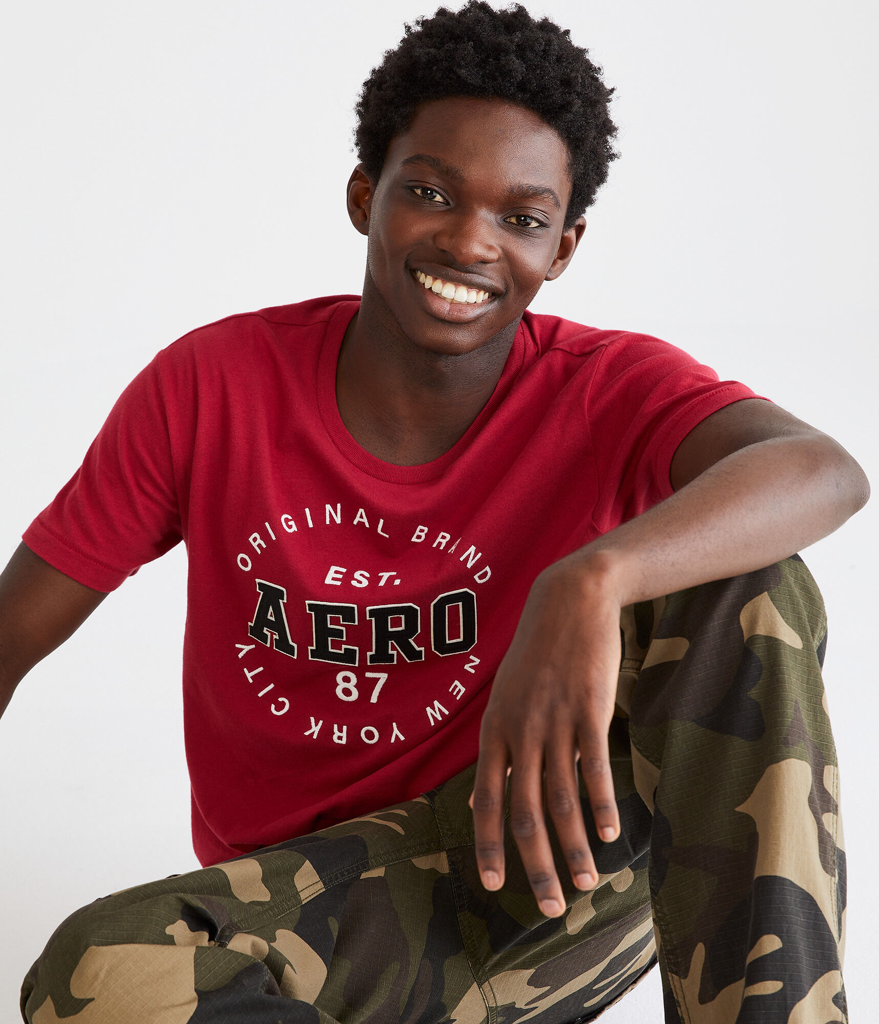 Aero Circle Logo Appliqué Graphic Tee