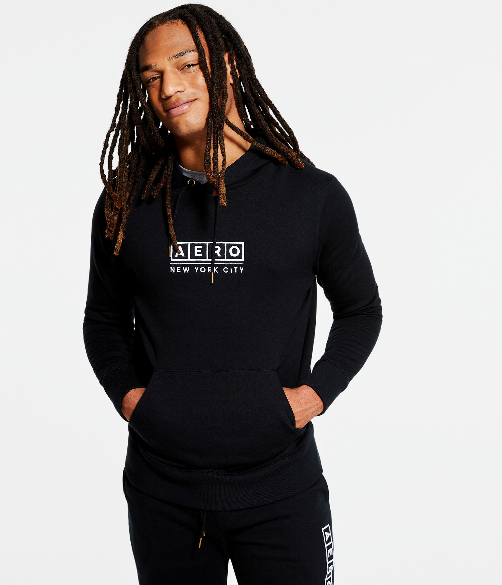 Aero Block Logo Heritage Pullover Hoodie