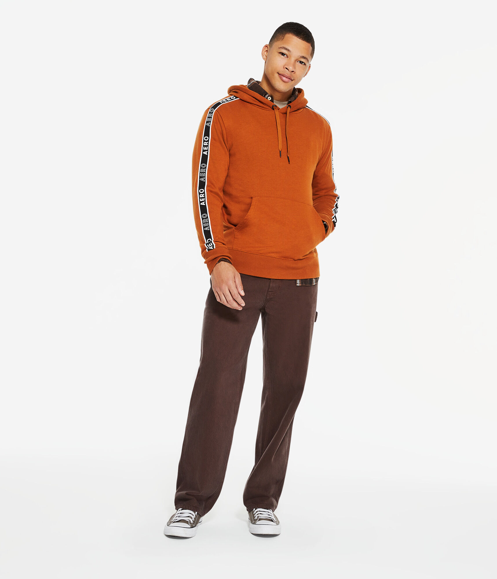 Heritage Logo Tape Pullover Hoodie