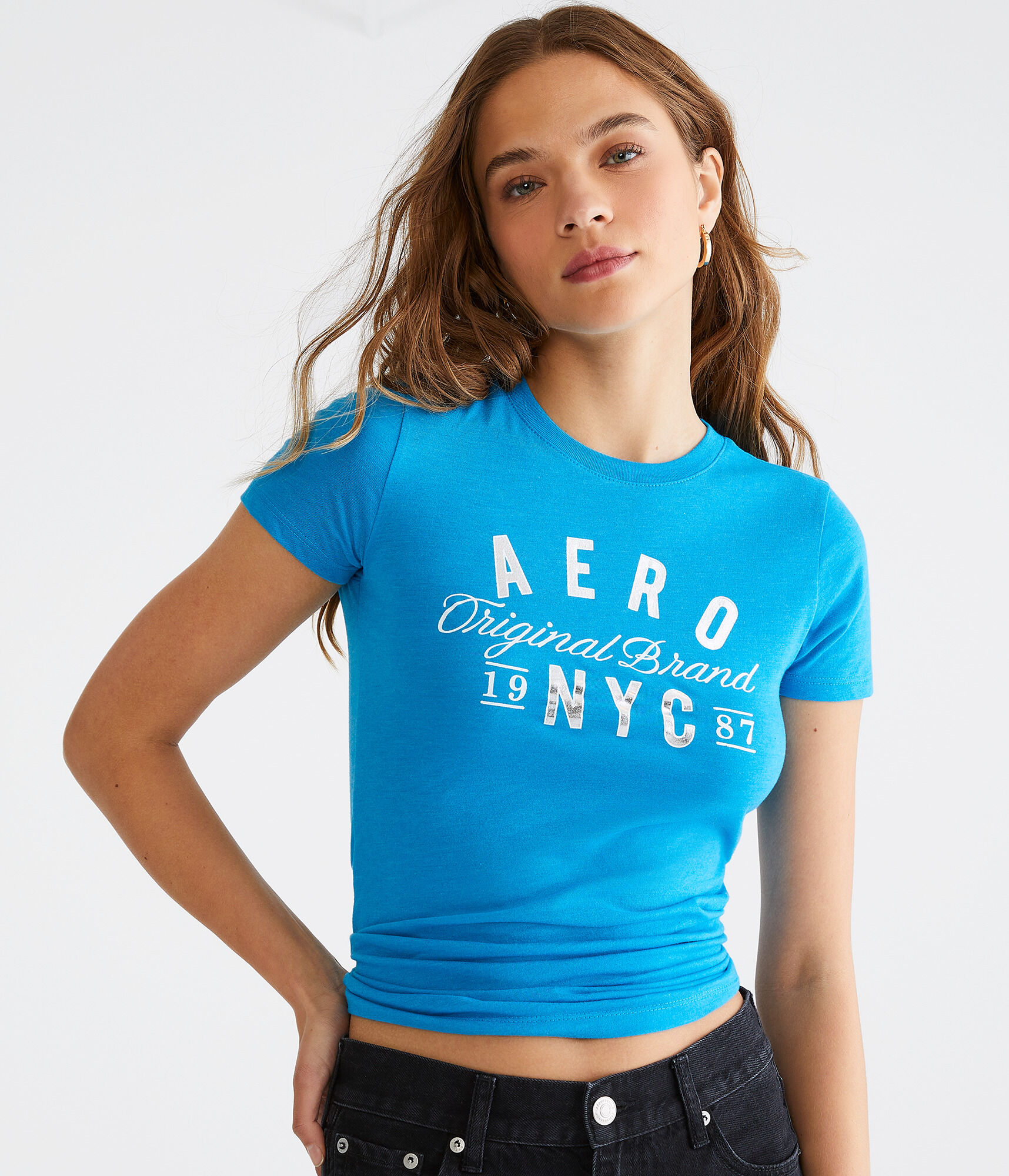 Aero NYC Foil Graphic Tee