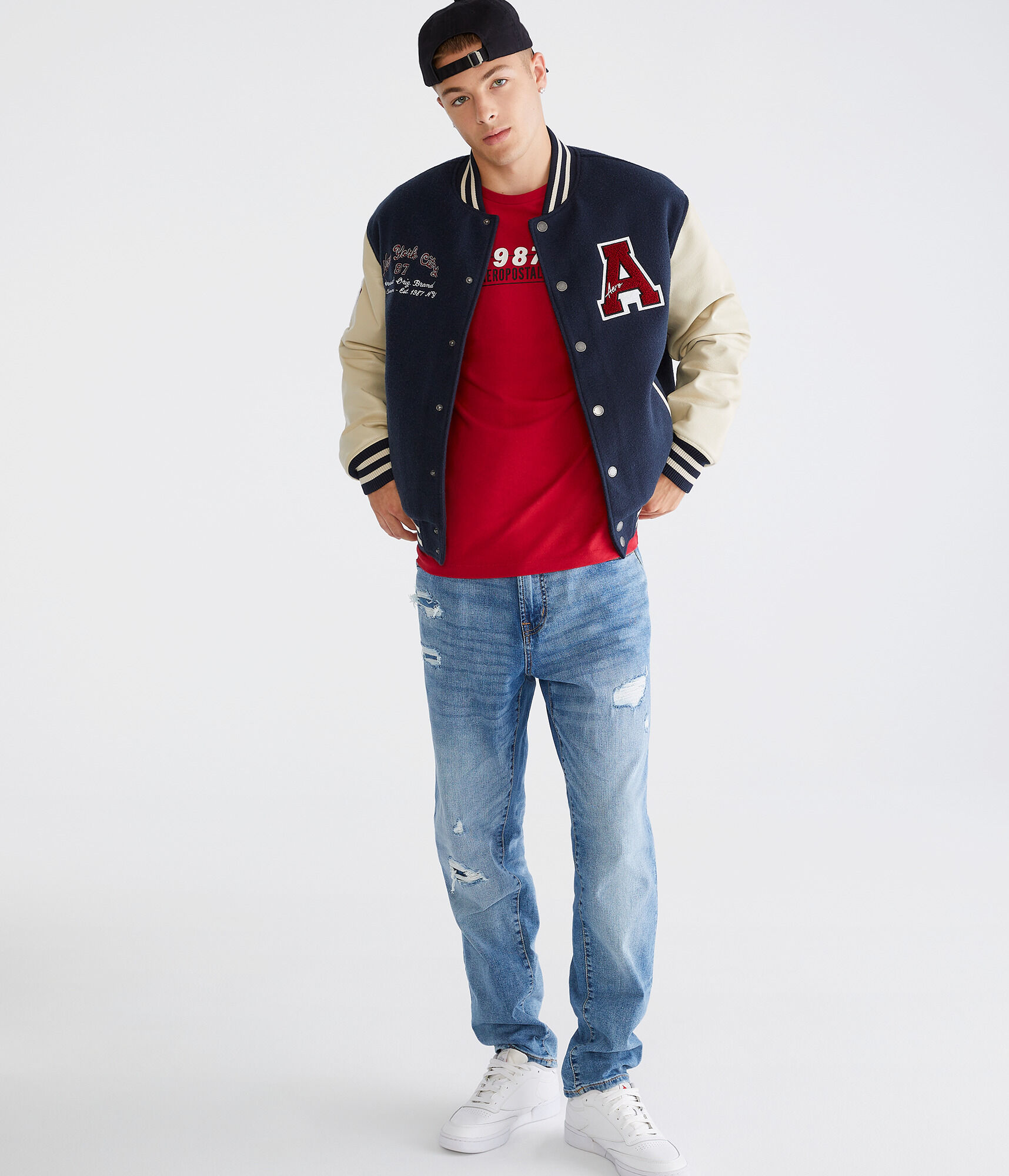 Aero Varsity Bomber Jacket