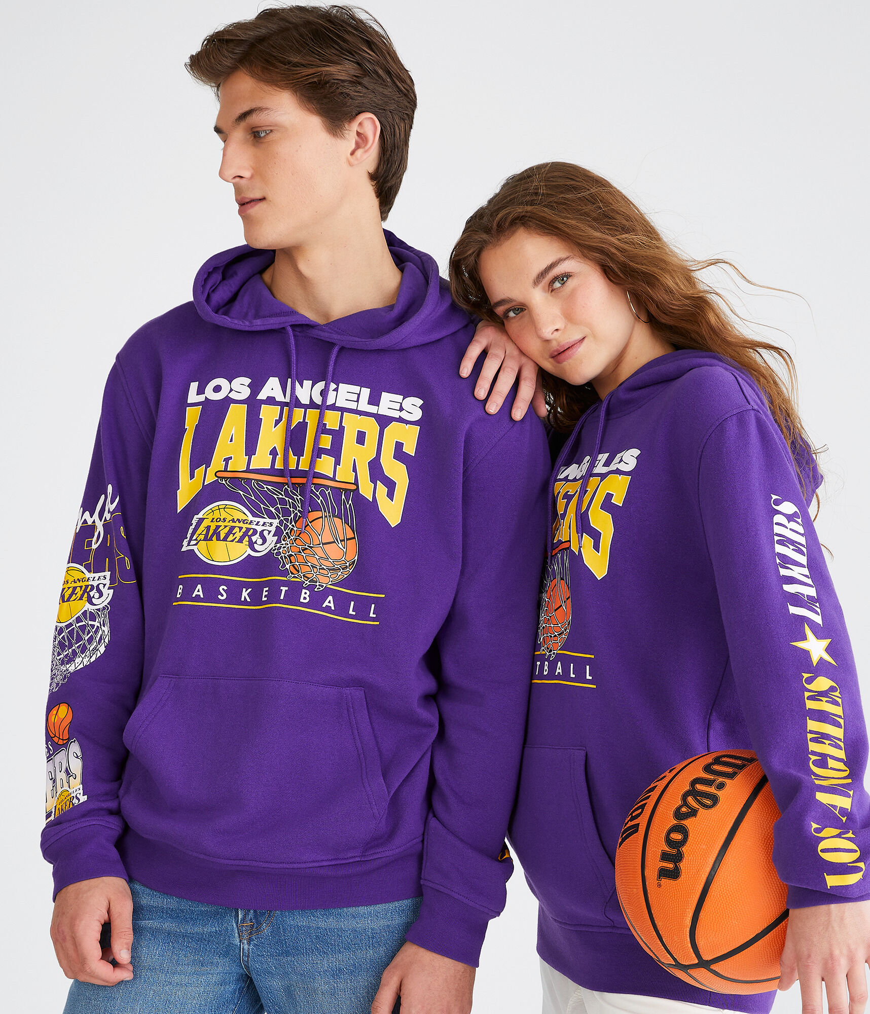 Los Angeles Lakers Basketball Pullover Hoodie