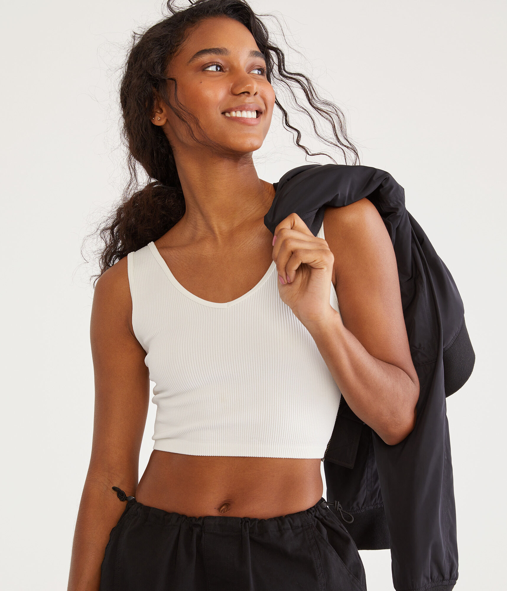 Wear 3 Ways Seamless Convertible Cropped Tank
