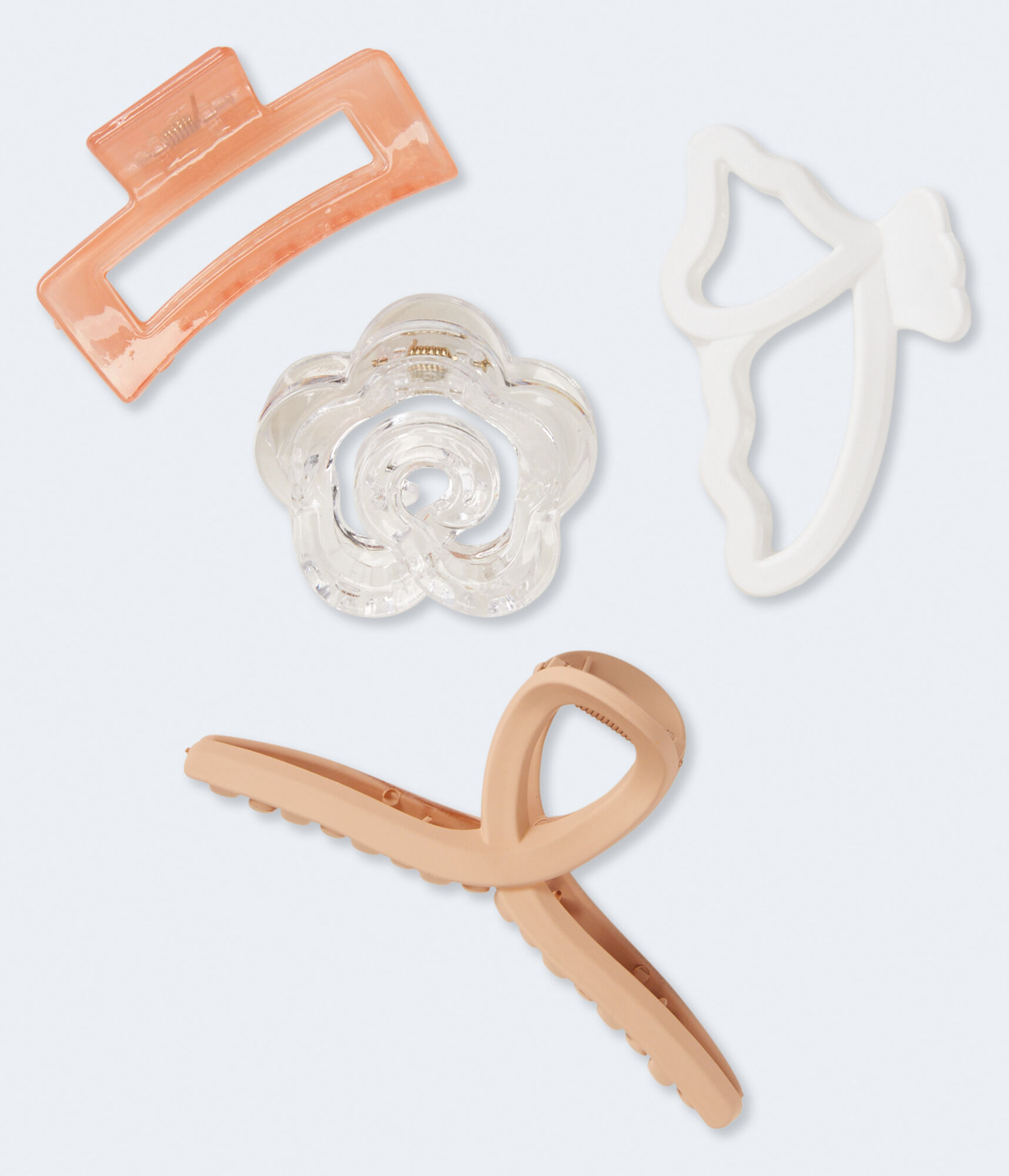 Mixed Claw Hair Clip 4-Pack