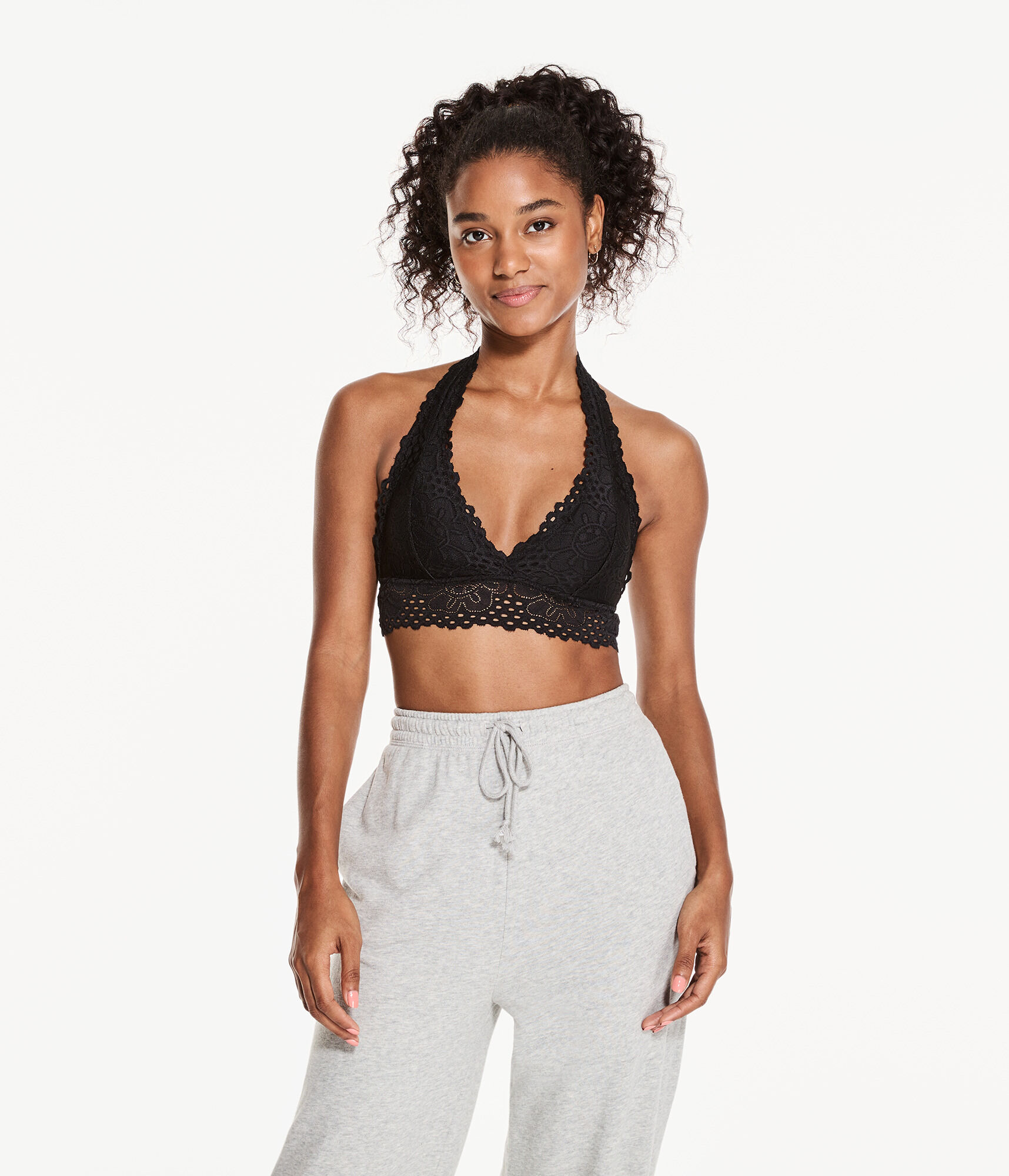 Lace Halter Bralette