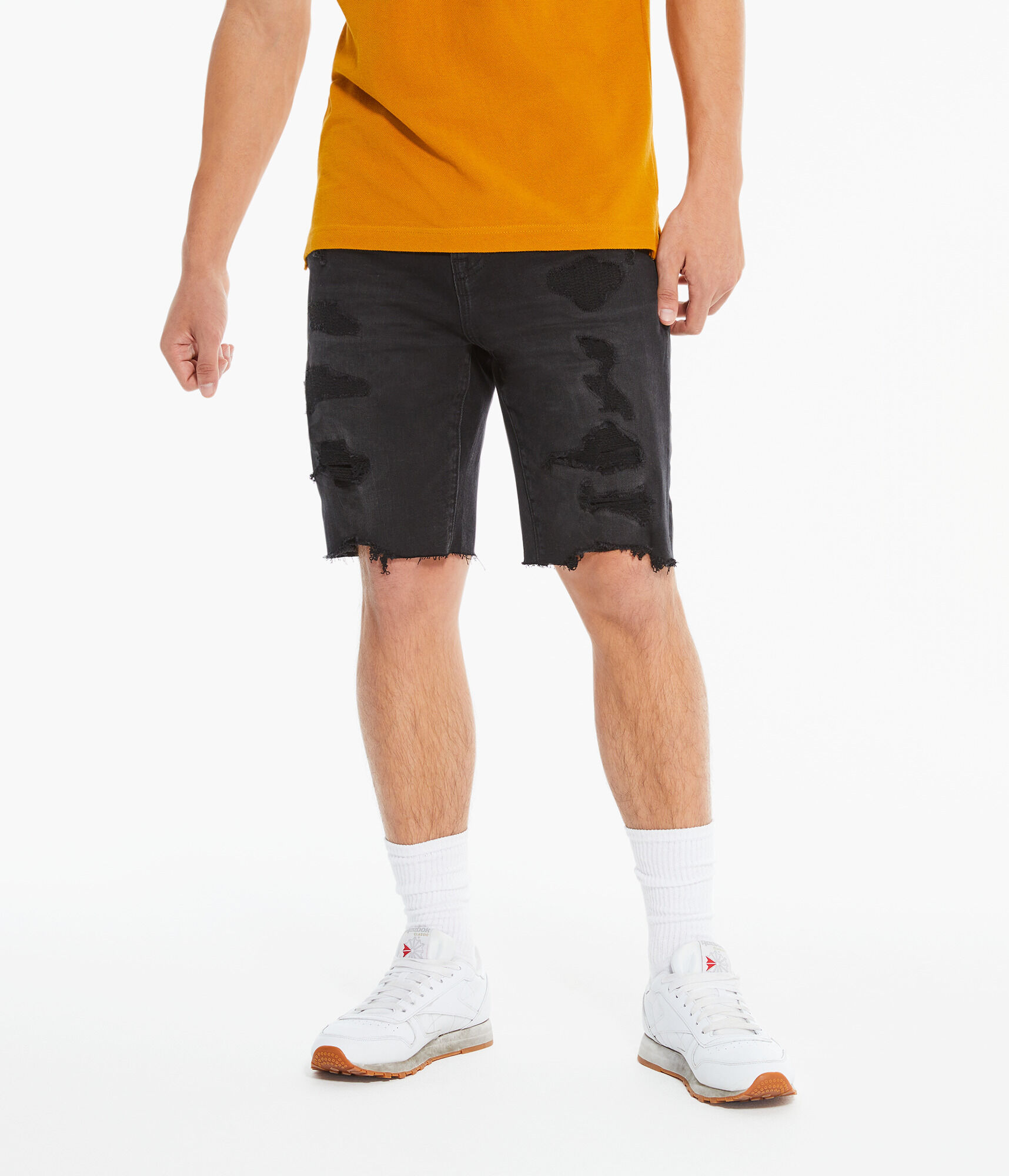 Slim Denim Shorts 9.5"