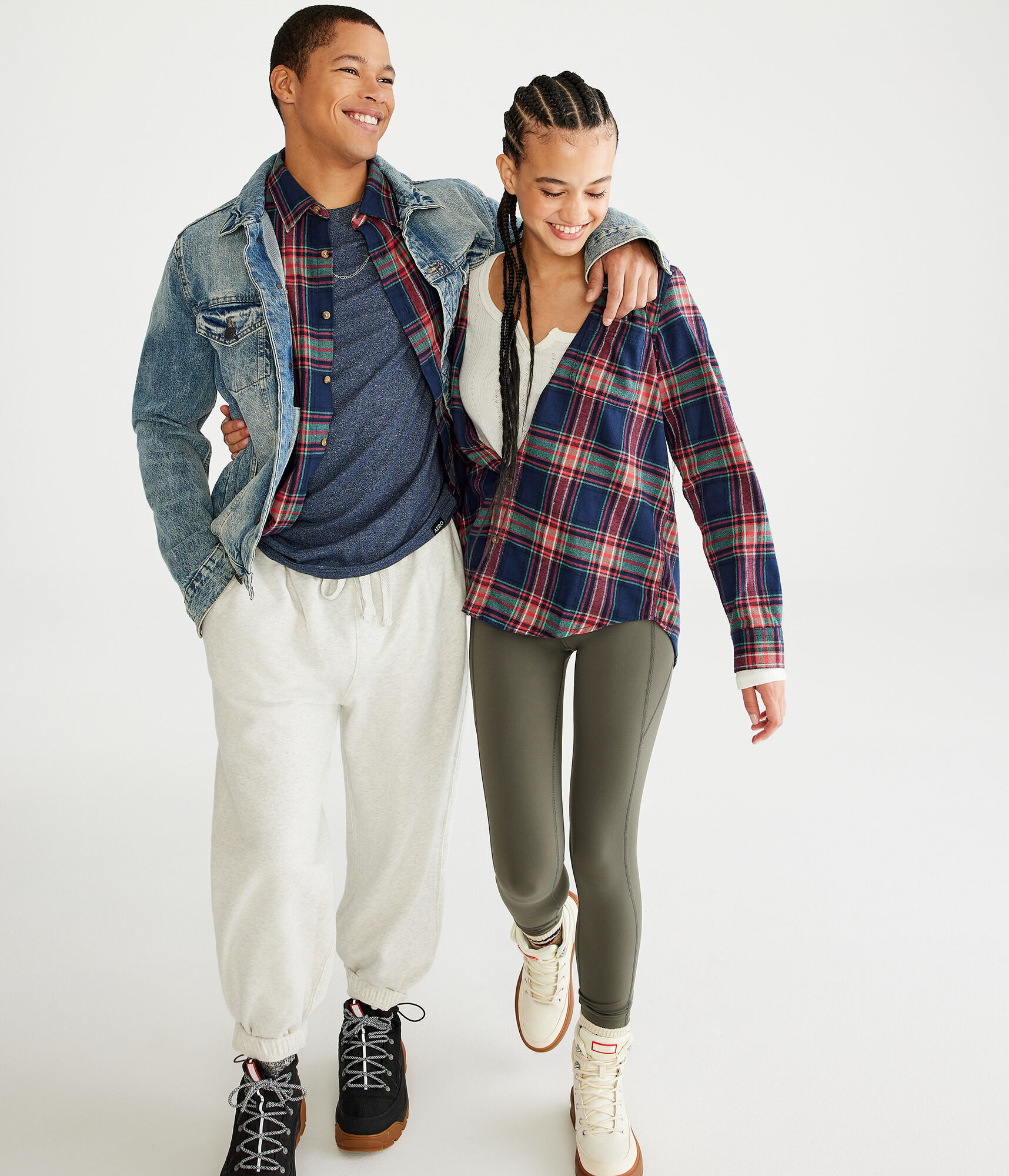 Long Sleeve Plaid Flannel Shirt