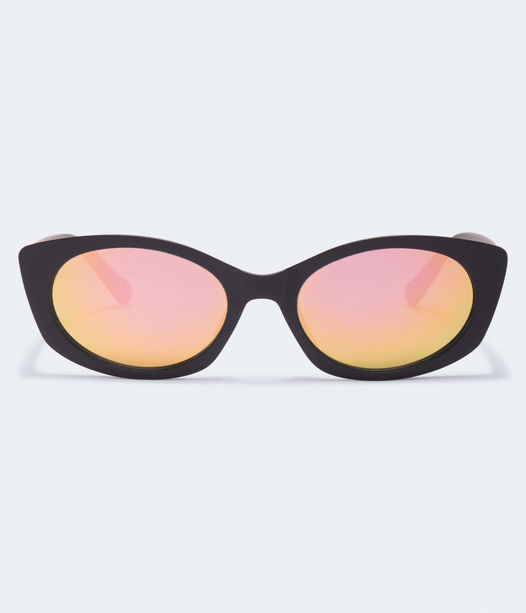 Sporty Angular Cateye Sunglasses