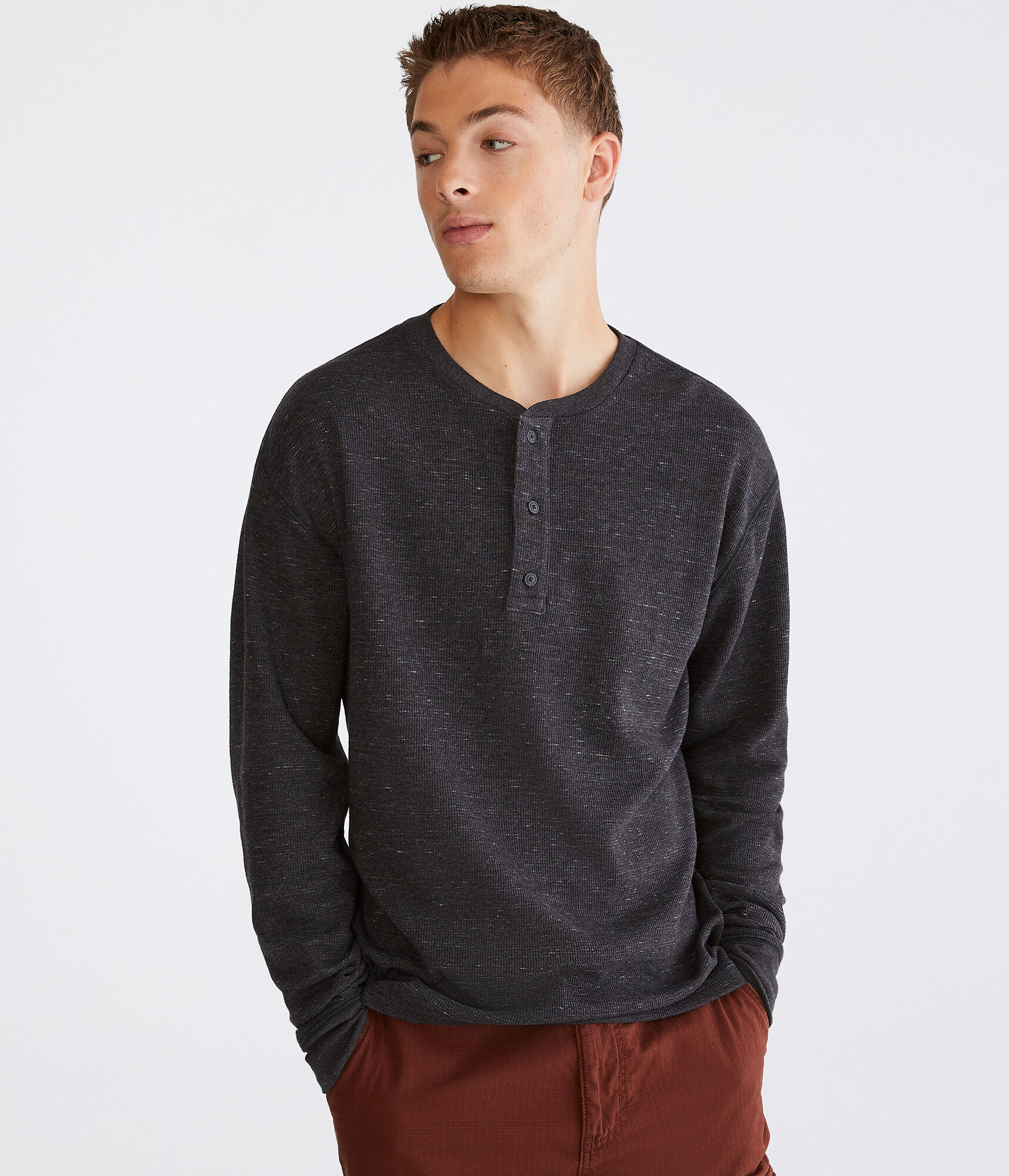 Long Sleeve Thermal Henley