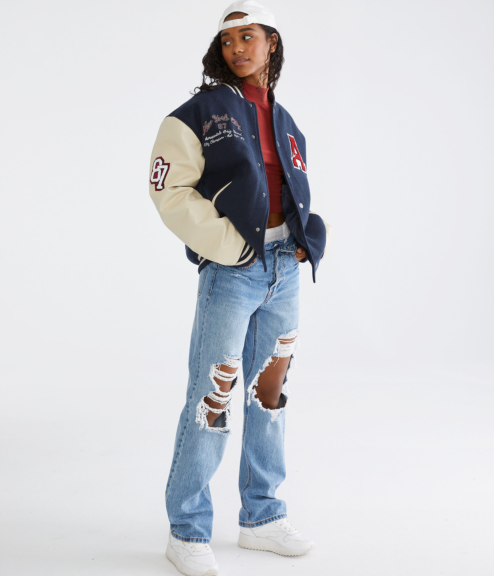 Aero Varsity Bomber Jacket