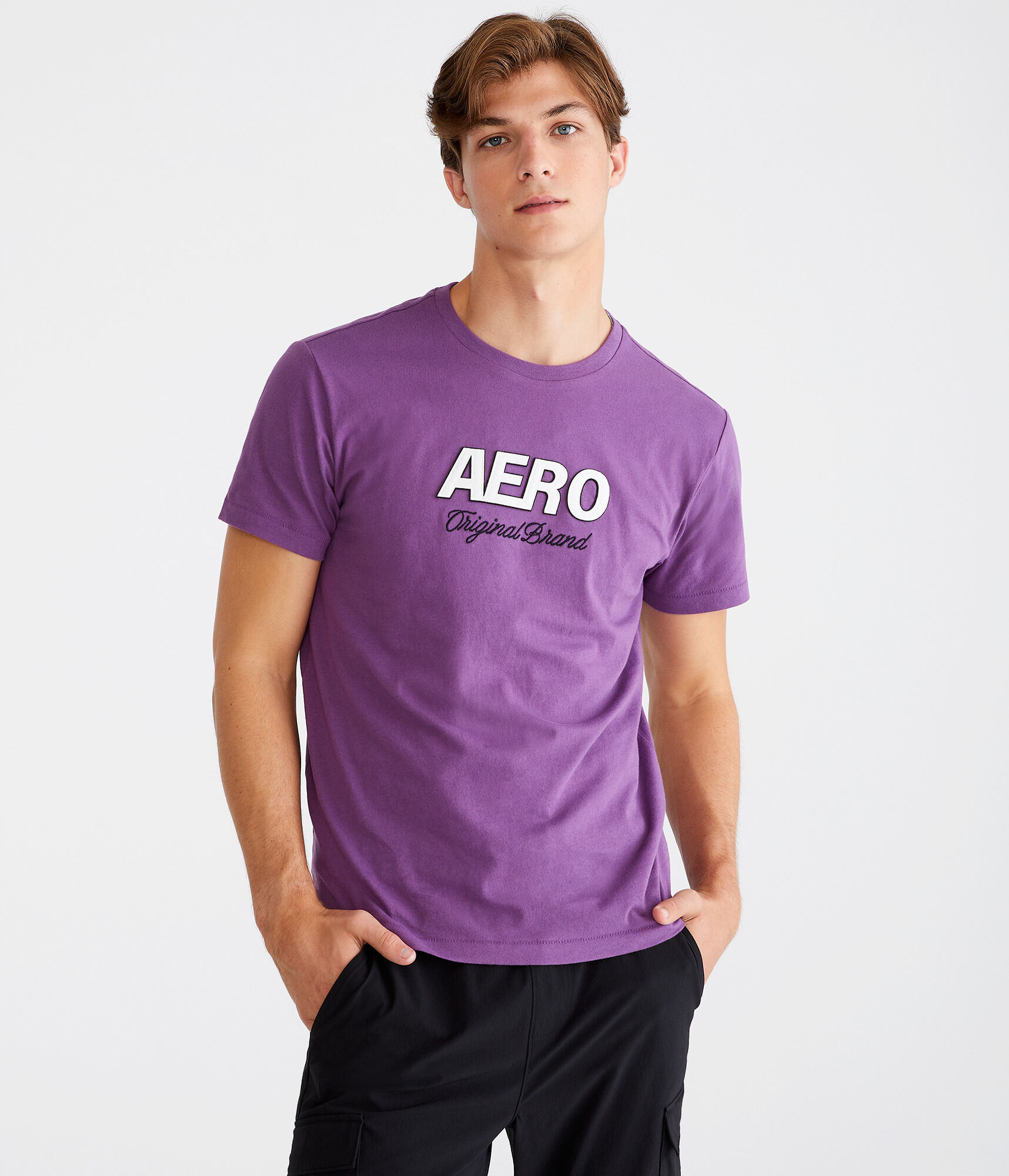 Aero Original Brand Appliqué Graphic Tee