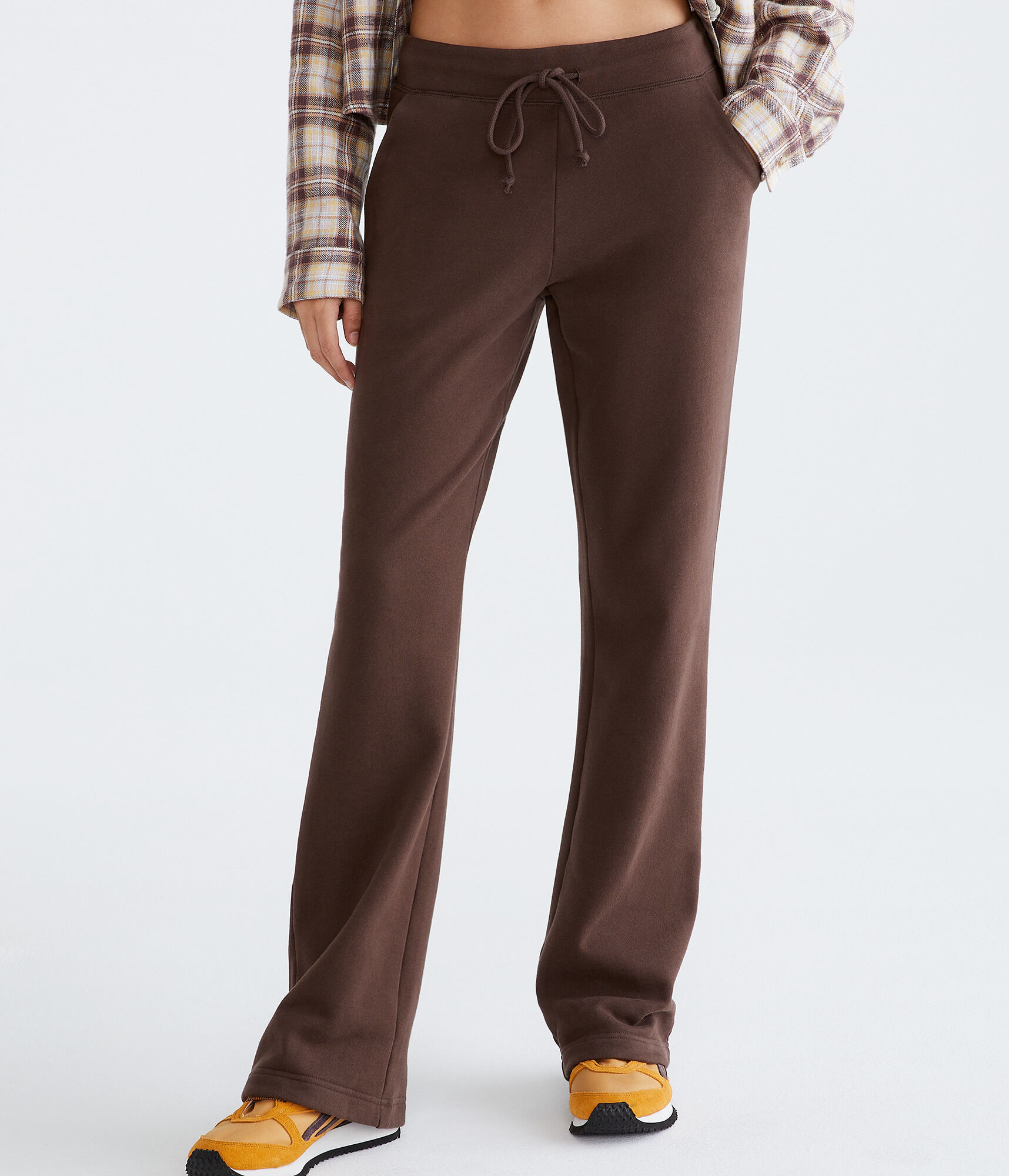 High-Rise Flare Sweatpants
