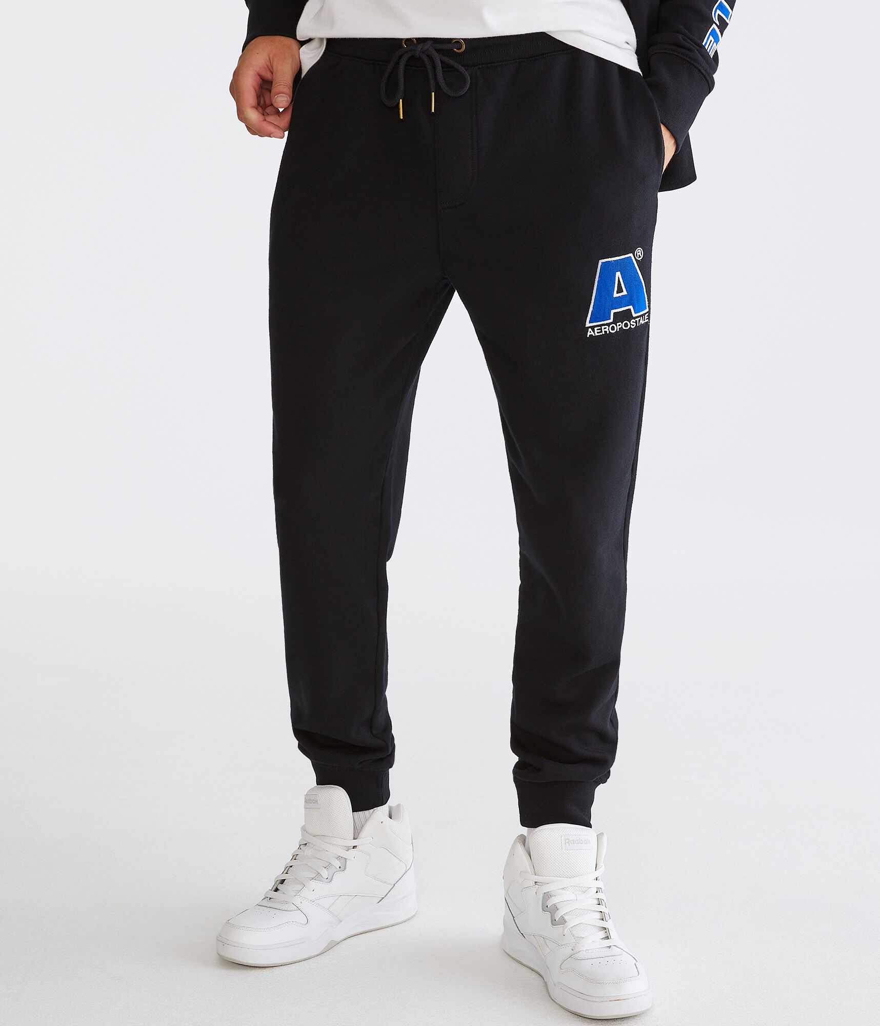Aeropostale Letter Heritage Jogger Sweatpants