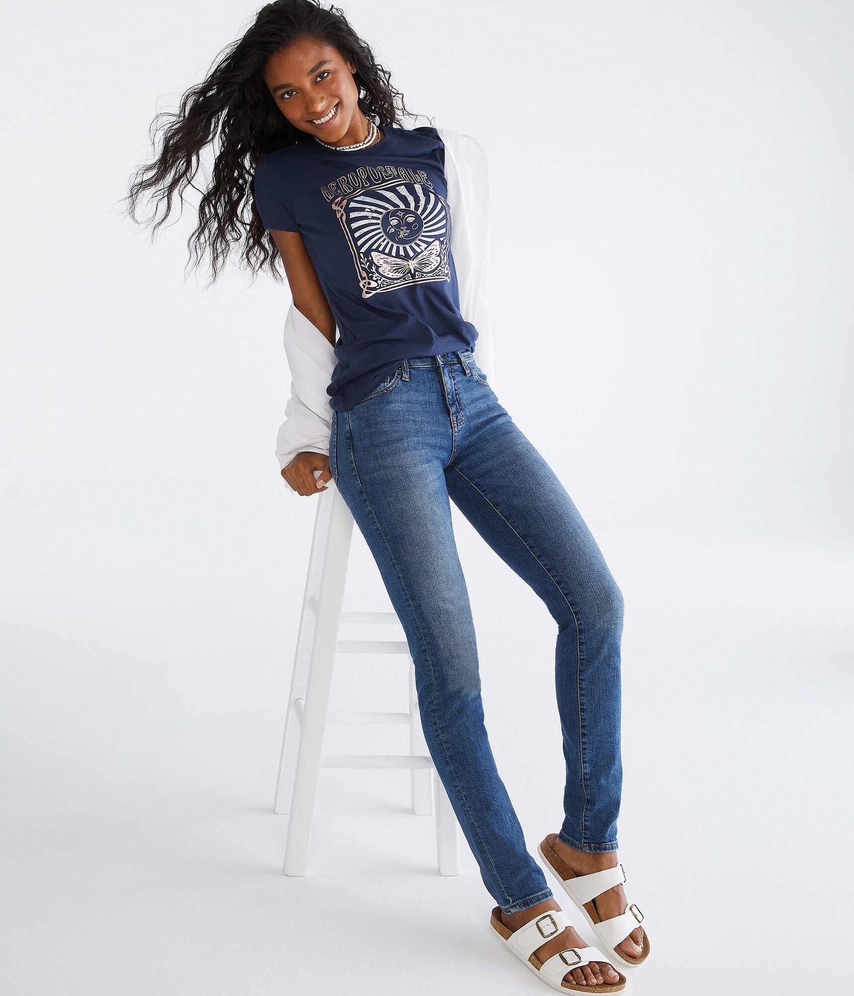Mid-Rise Skinny Jean