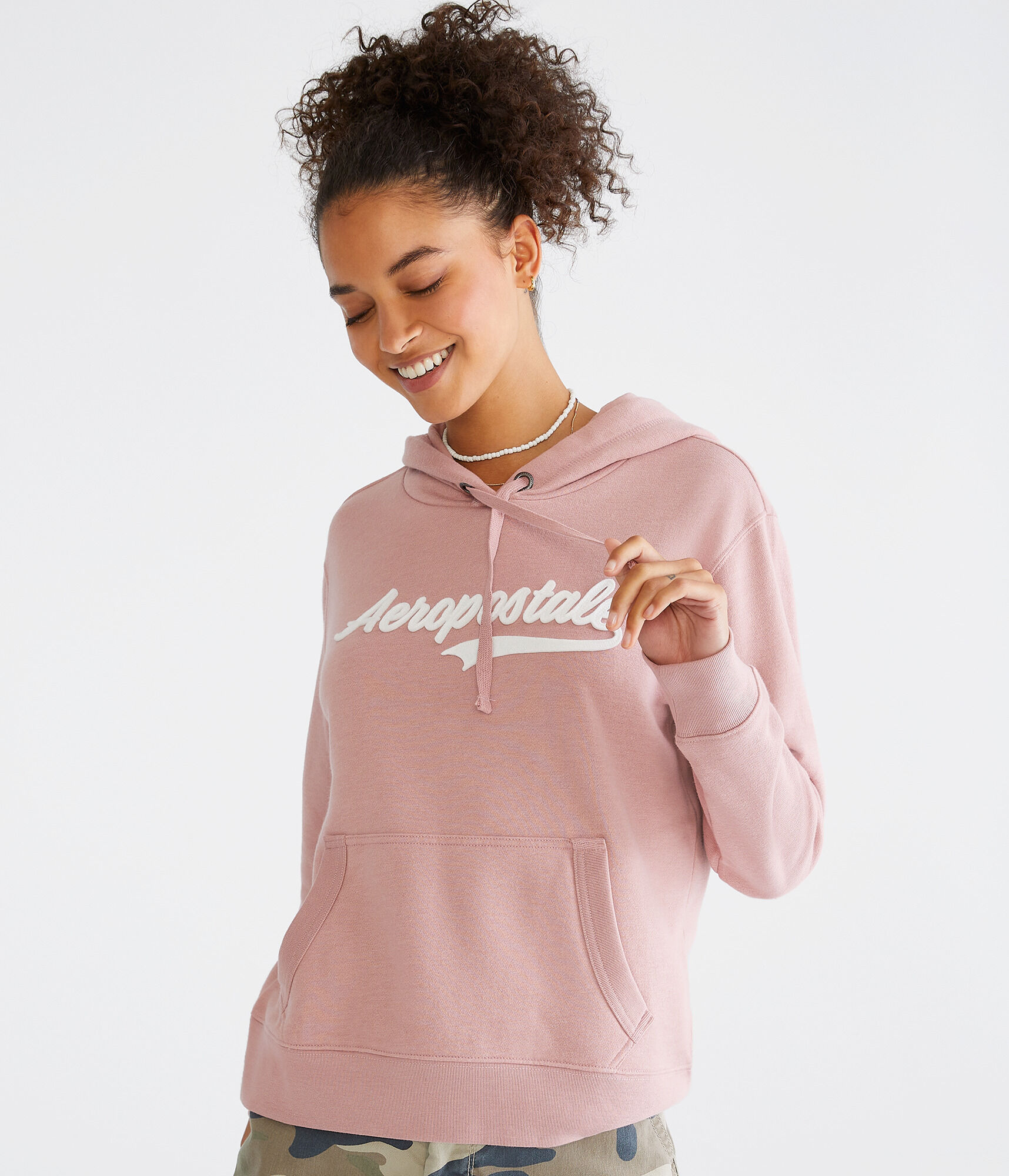 Aeropostale Script Pullover Hoodie