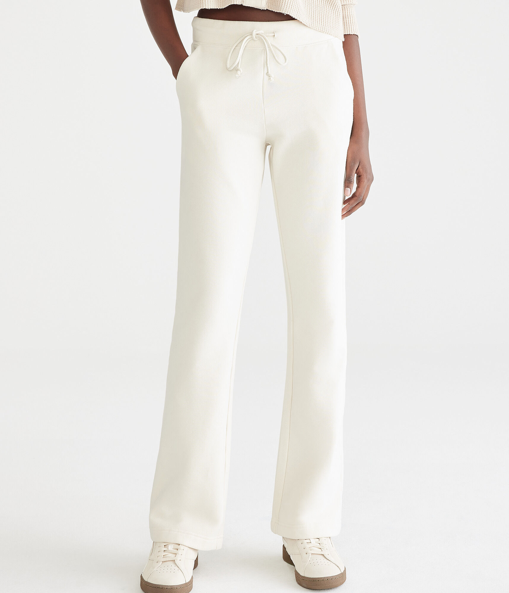 High-Rise Flare Sweatpants