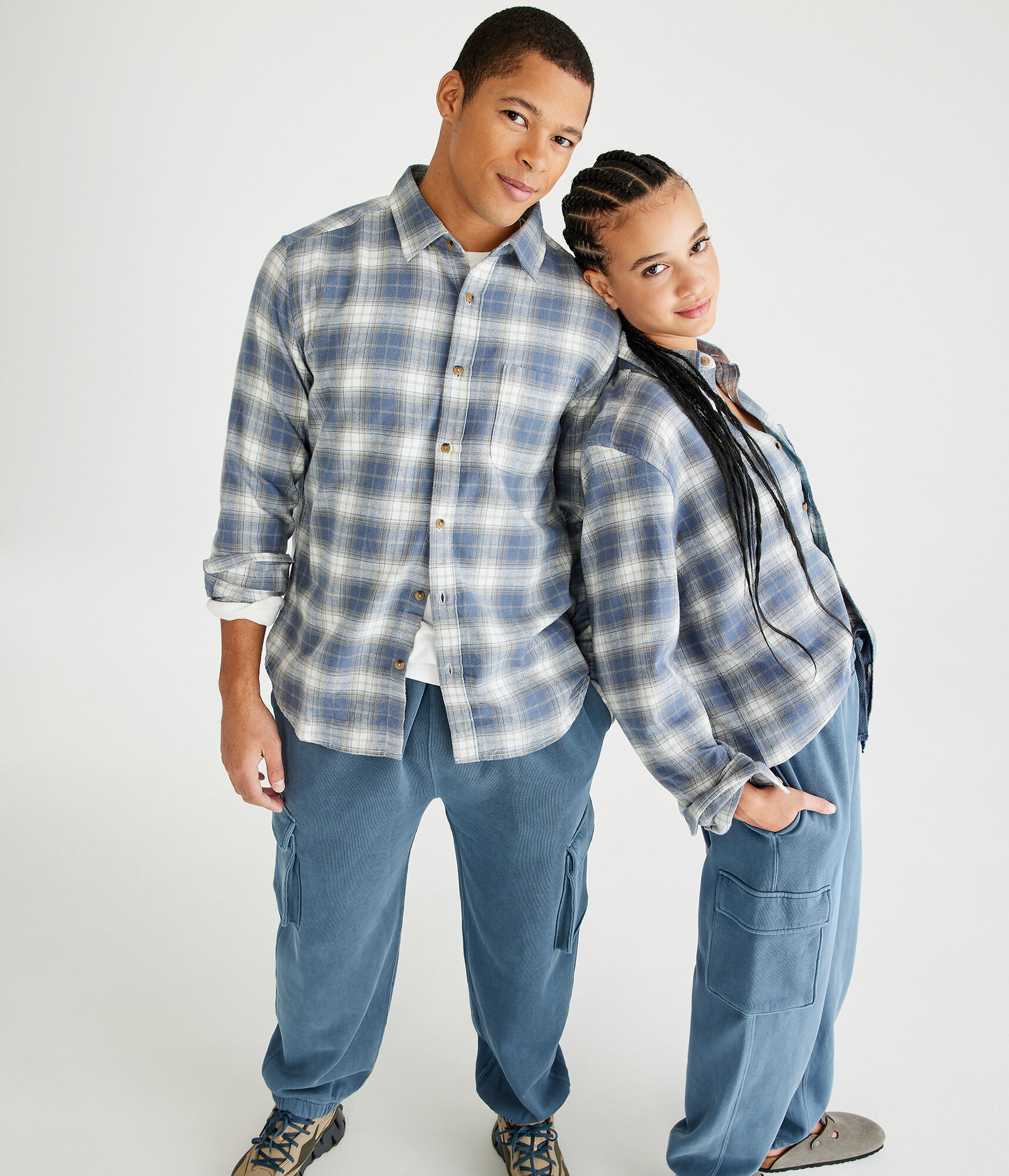 Long Sleeve Plaid Flannel Shirt