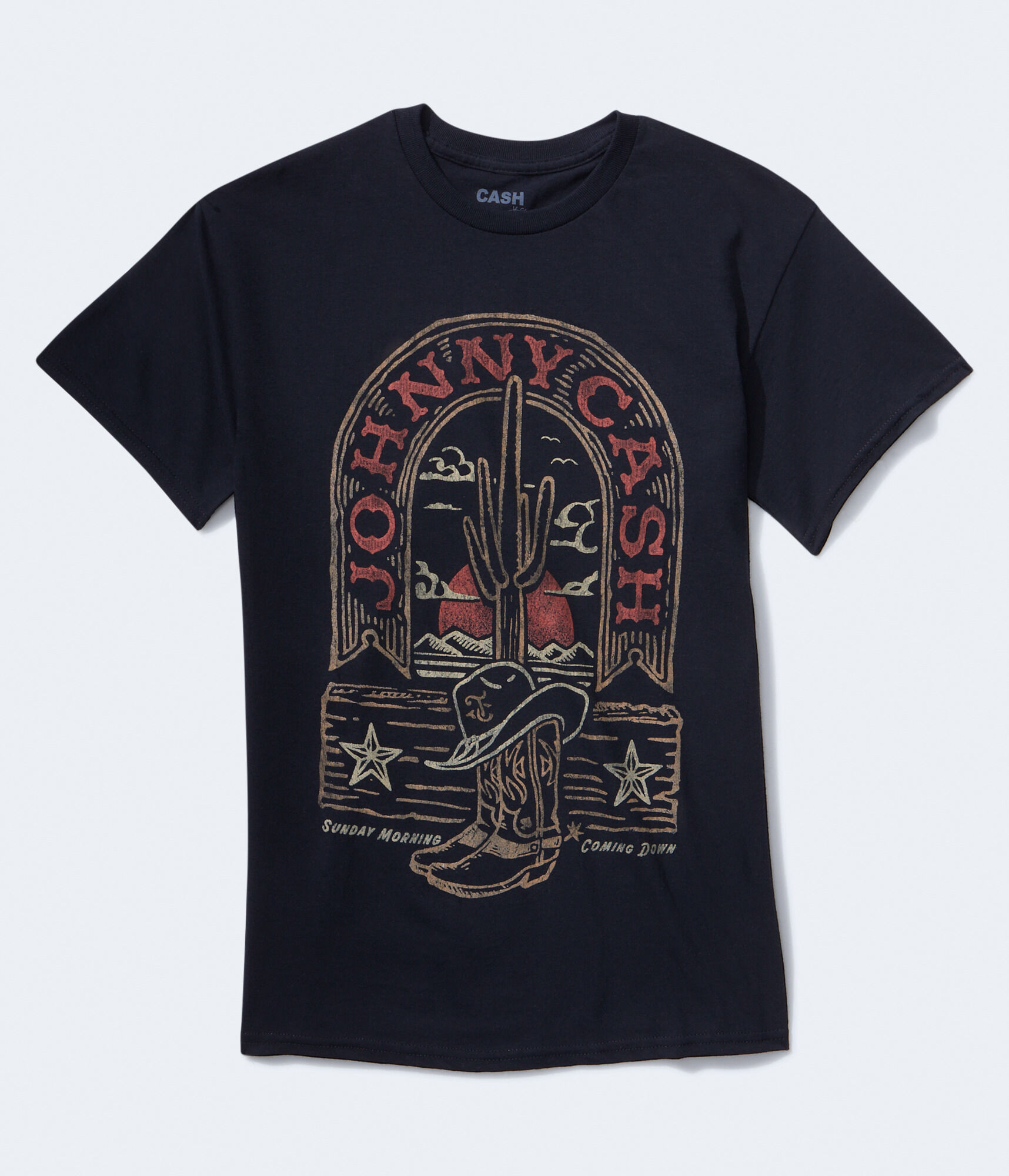 Johnny Cash Boots Graphic Tee