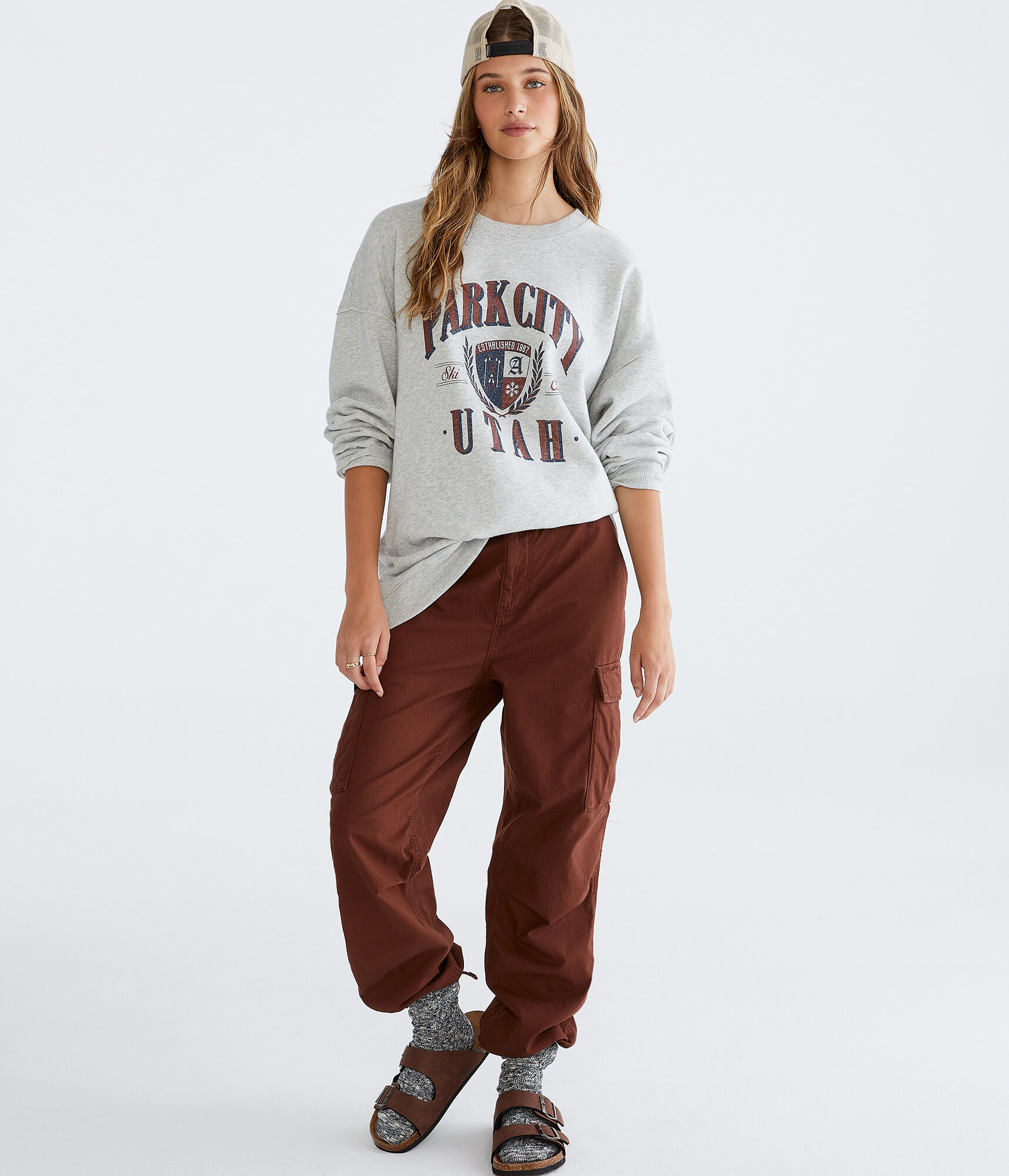 Destination Oversized Crew Sweatshirt