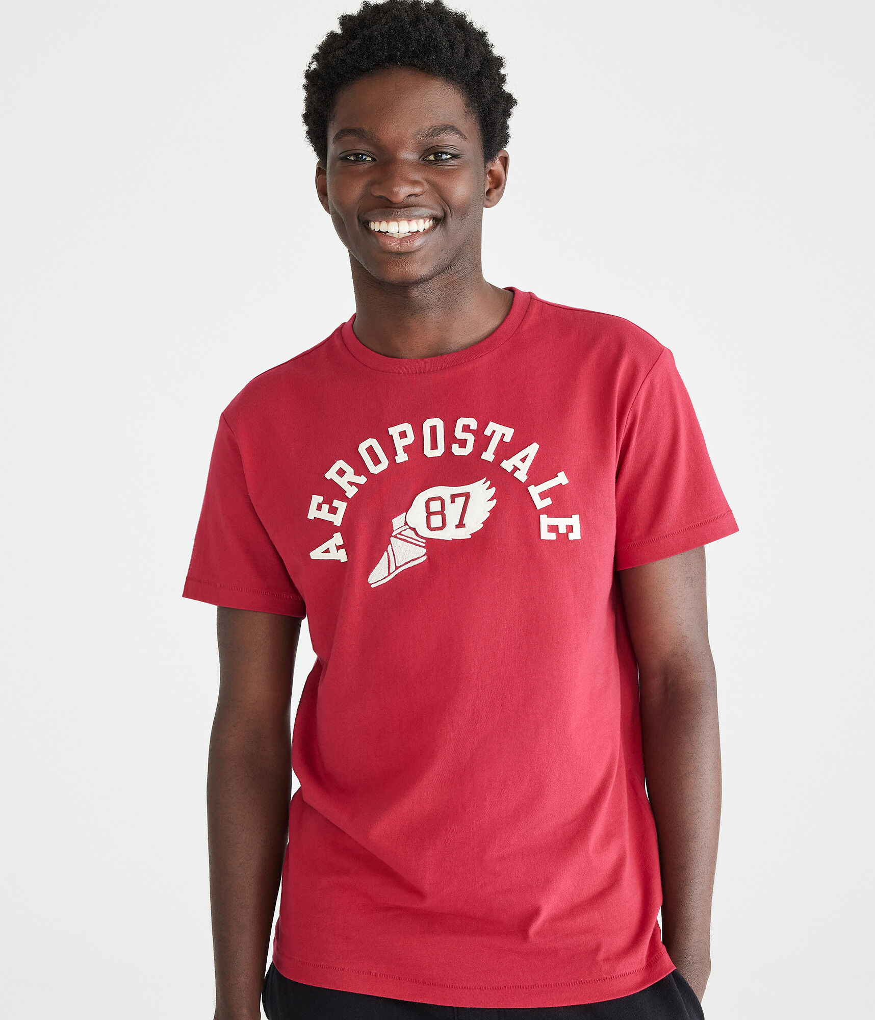 Aeropostale 87 Winged Foot Graphic Tee