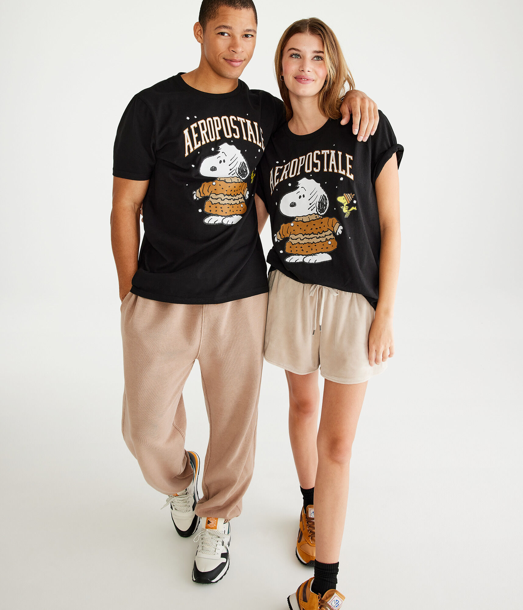 Peanuts® | Aéropostale Snoopy Sweater Logo Graphic Tee
