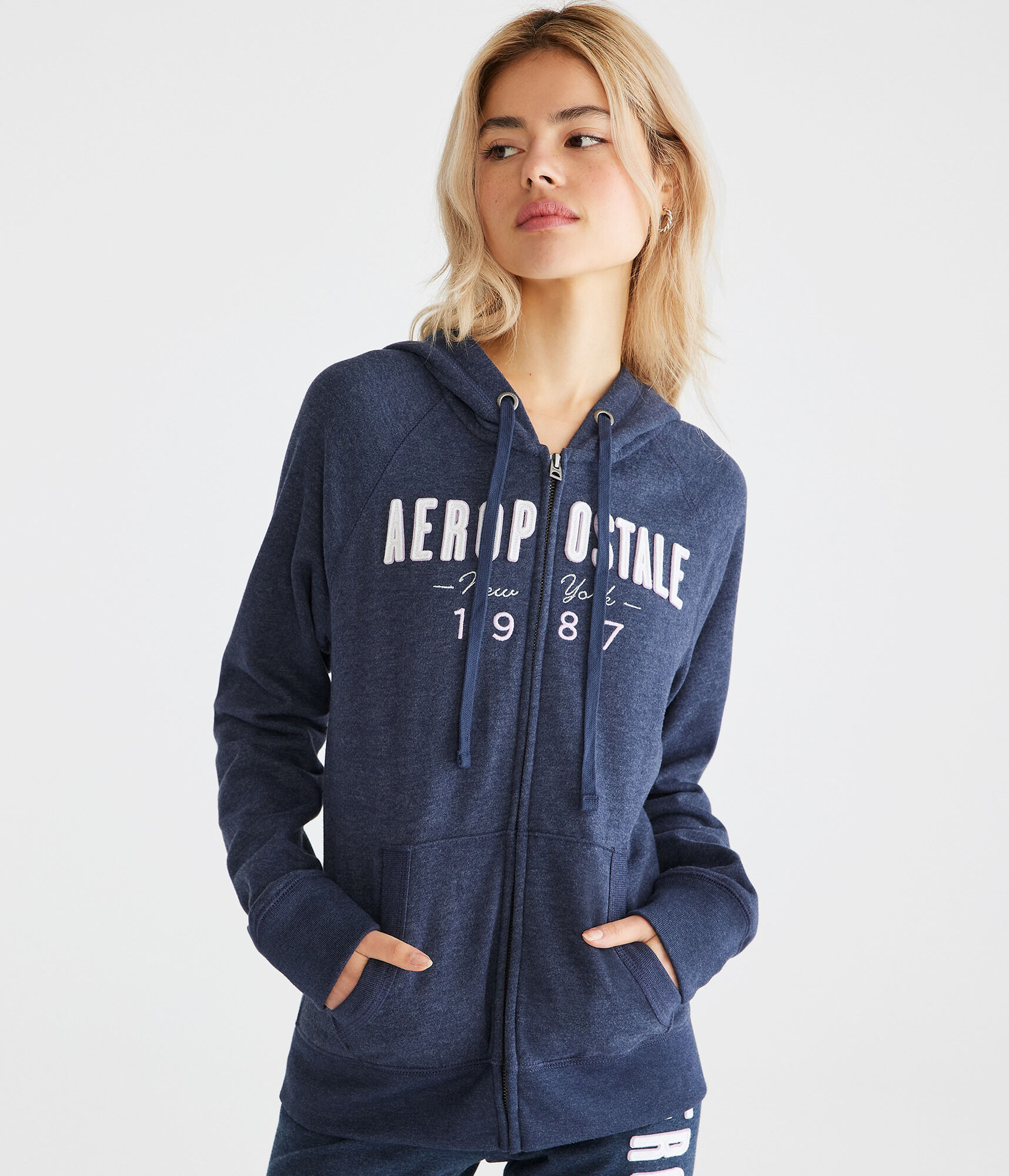 Aeropostale 1987 Full-Zip Hoodie