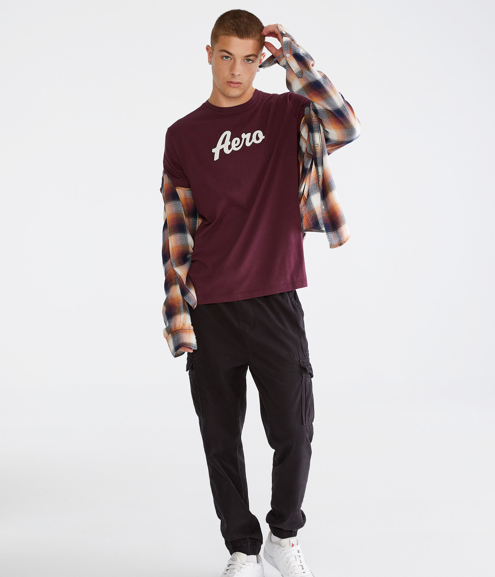 Aero Script Appliqué Graphic Tee