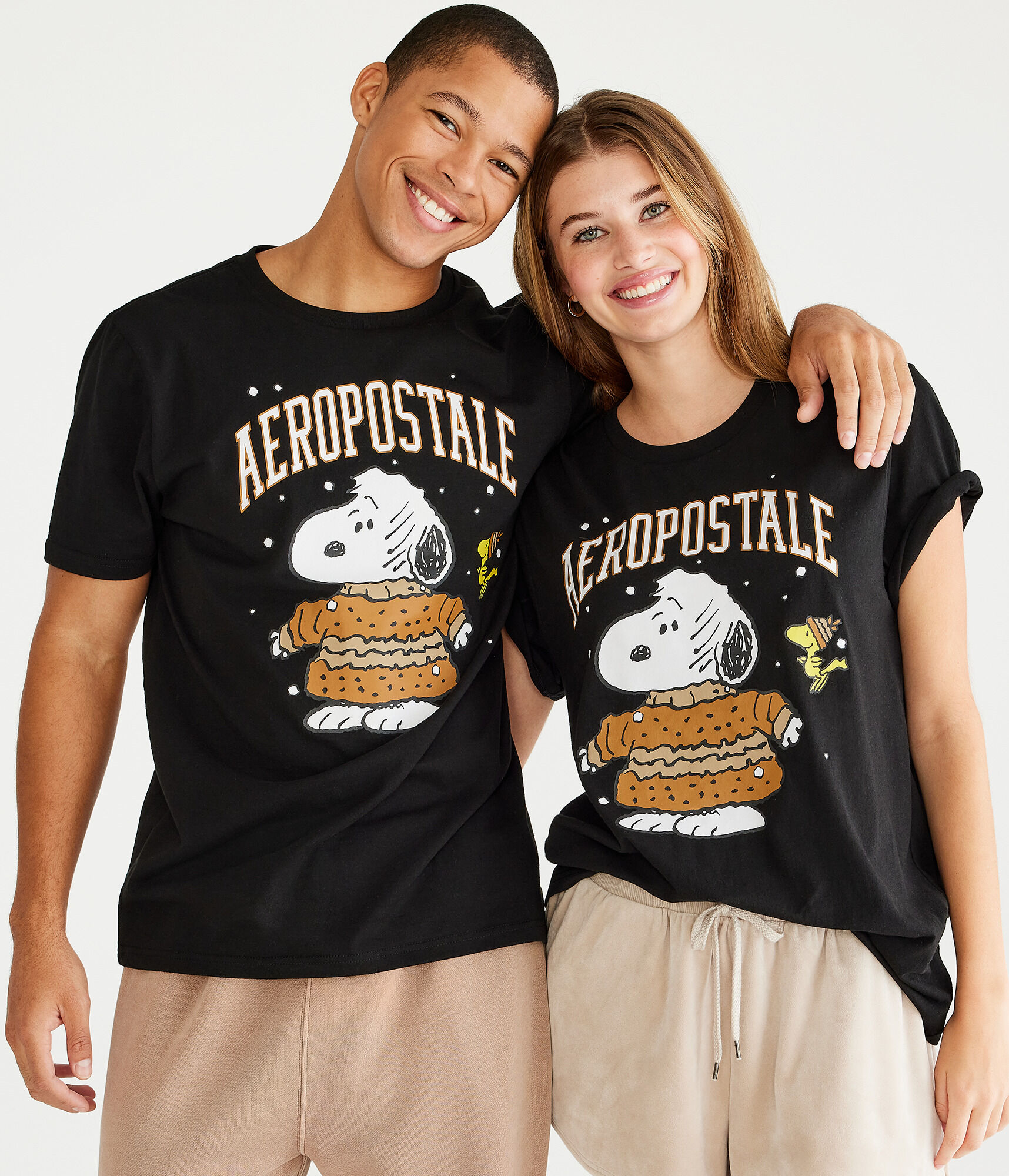 Peanuts® | Aéropostale Snoopy Sweater Logo Graphic Tee