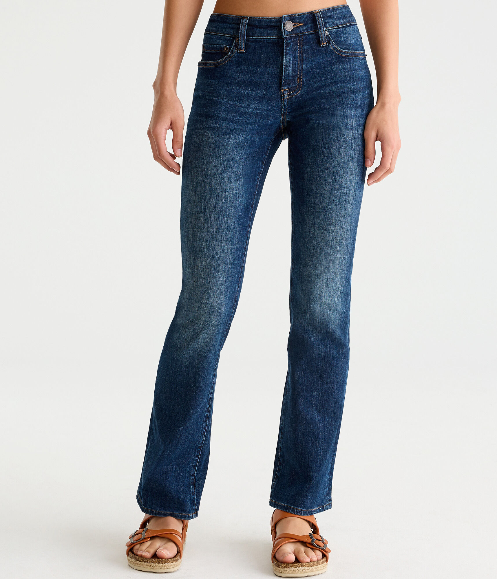 Mid-Rise Bootcut Jean