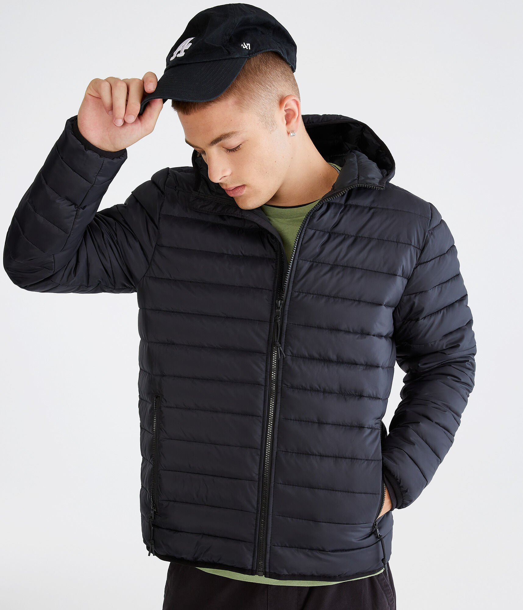 Midweight Hooded Puffer Jacket