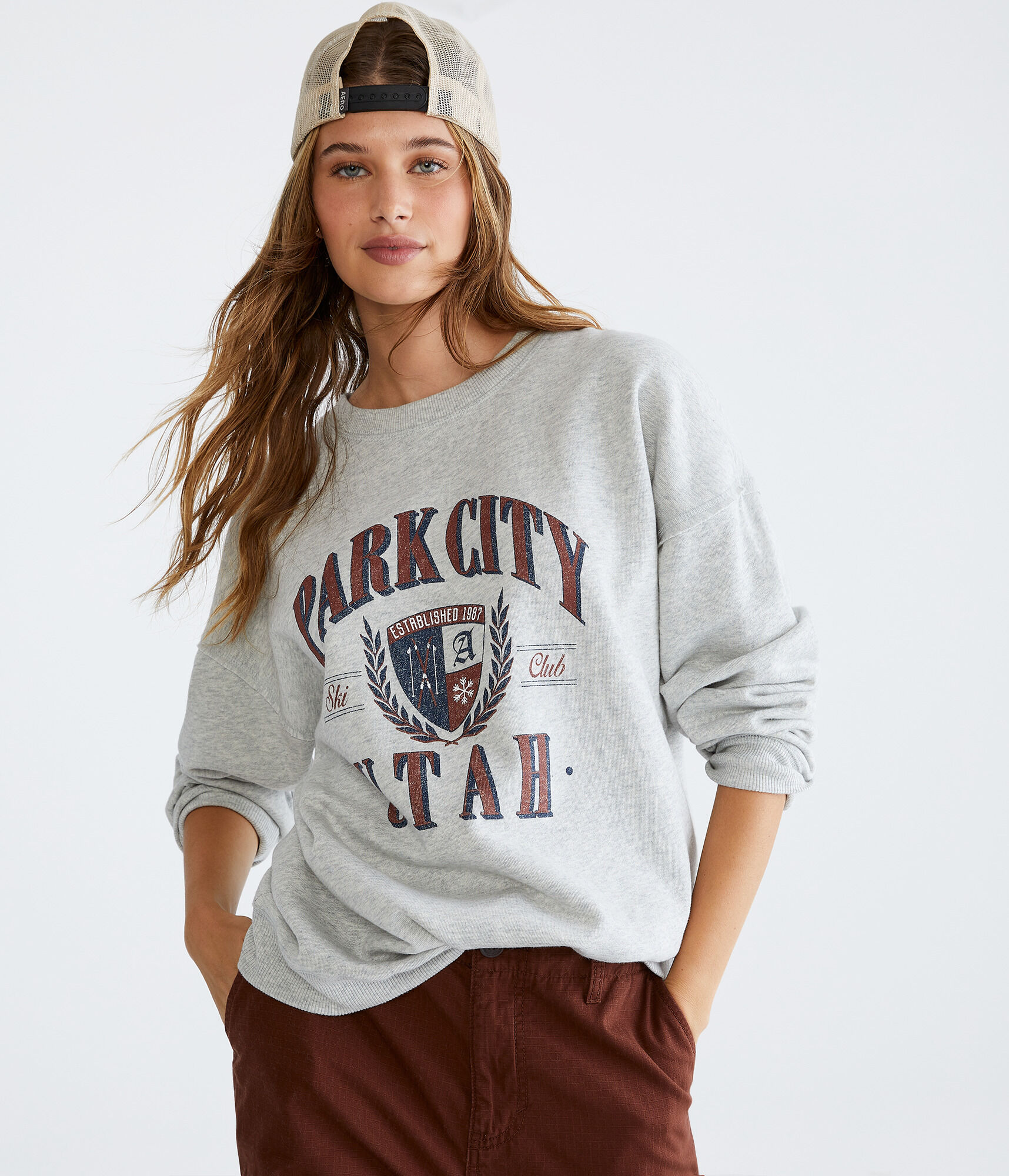 Destination Oversized Crew Sweatshirt