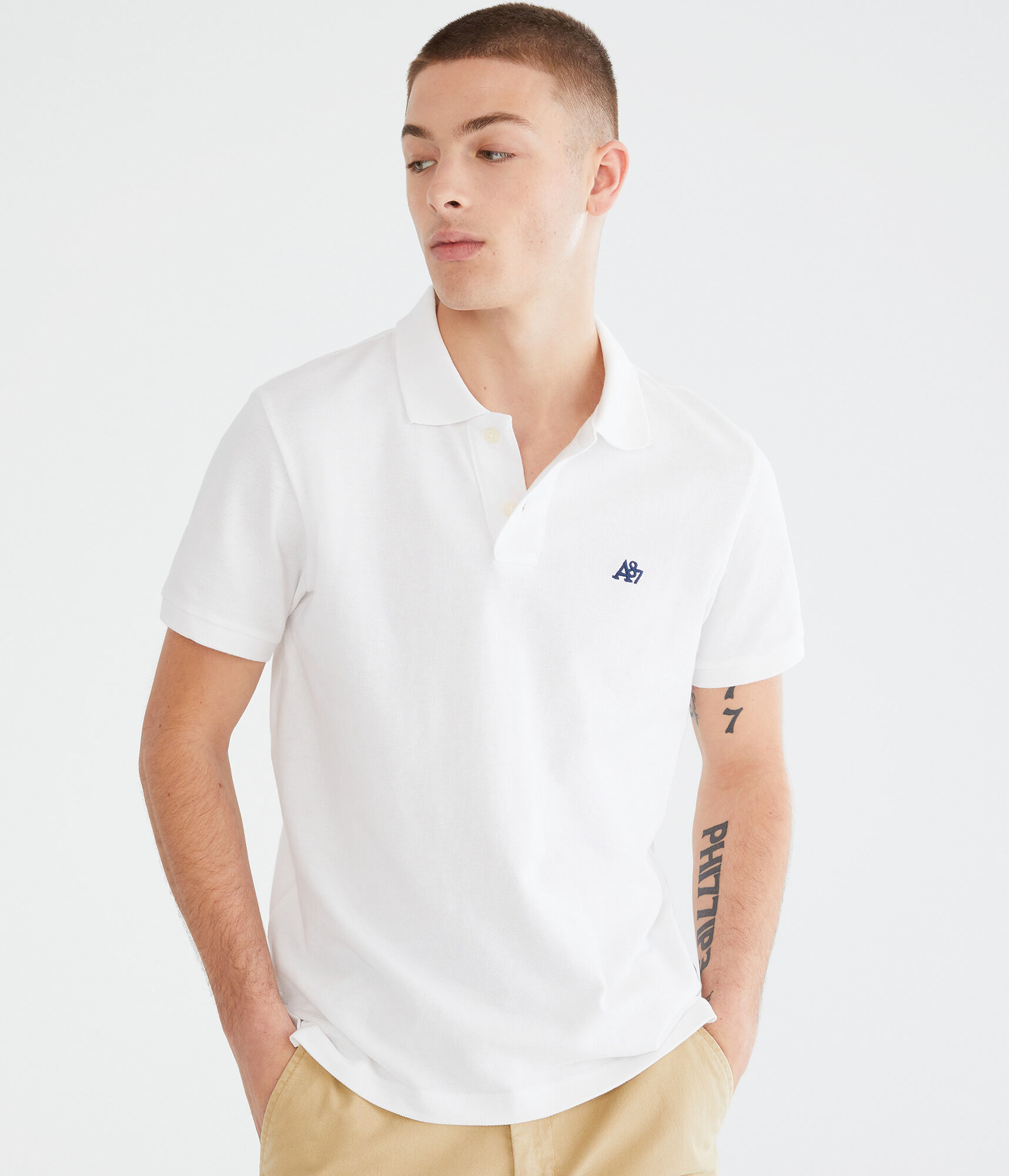 A87 Logo Piqué Polo