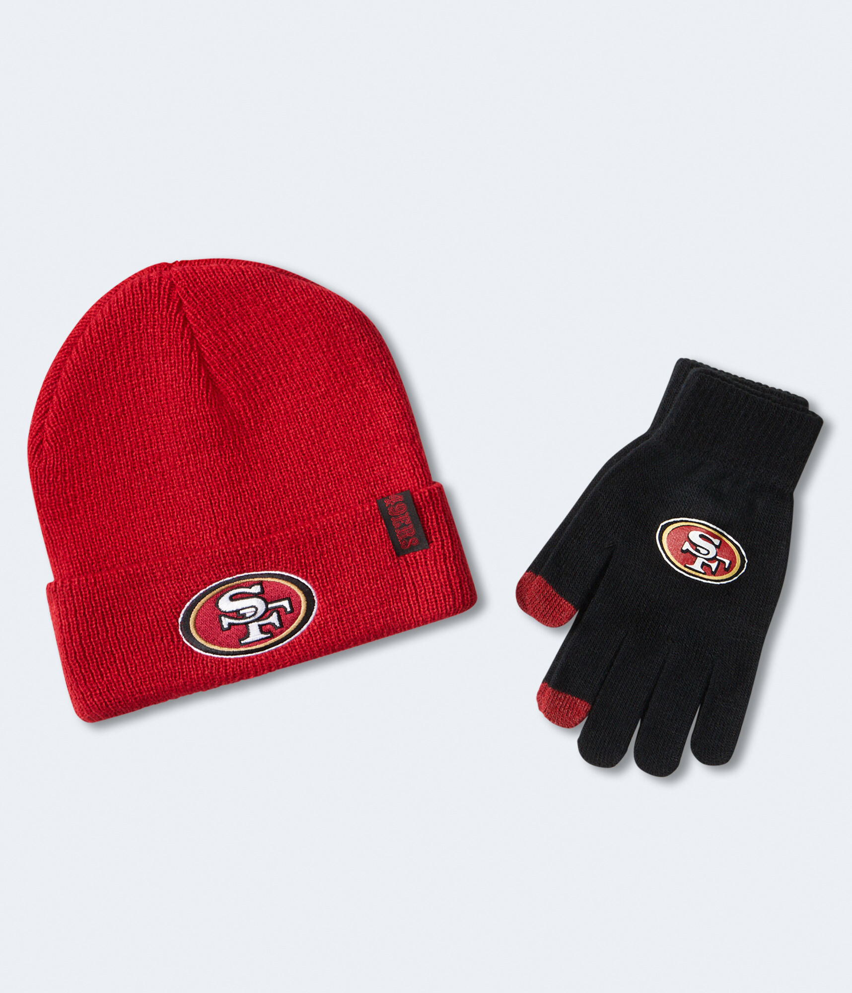 San Francisco 49ers Beanie & Gloves Set