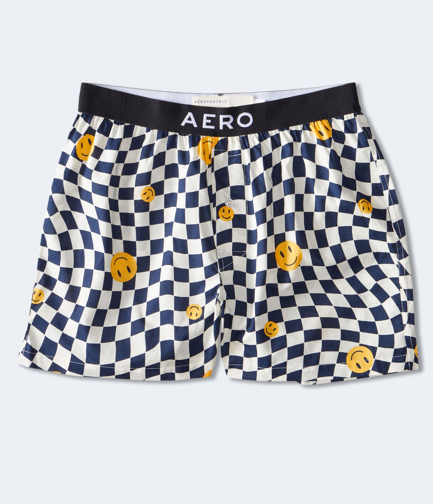 Smiley Checker Woven Boxers