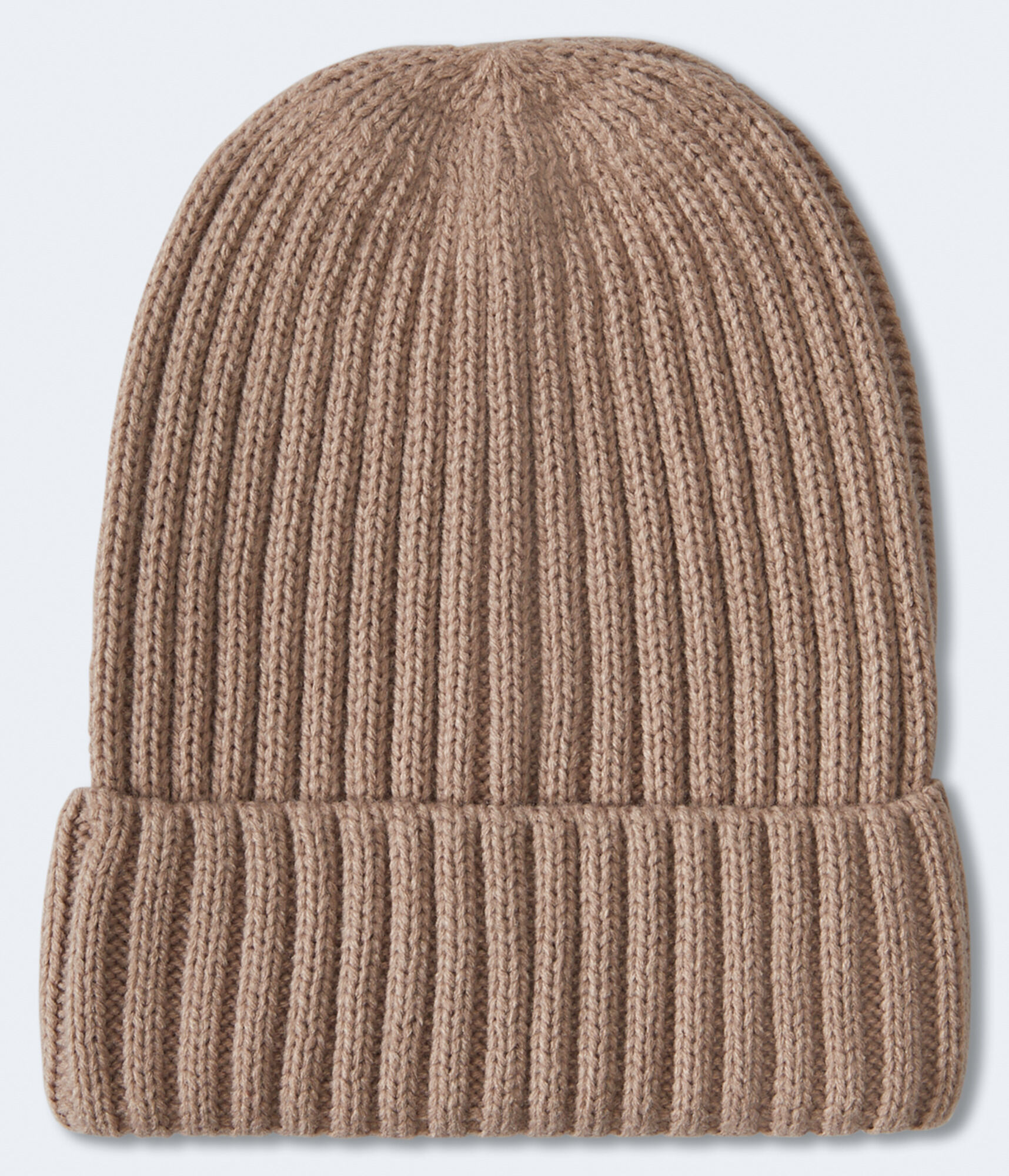 Solid Ribbed Beanie