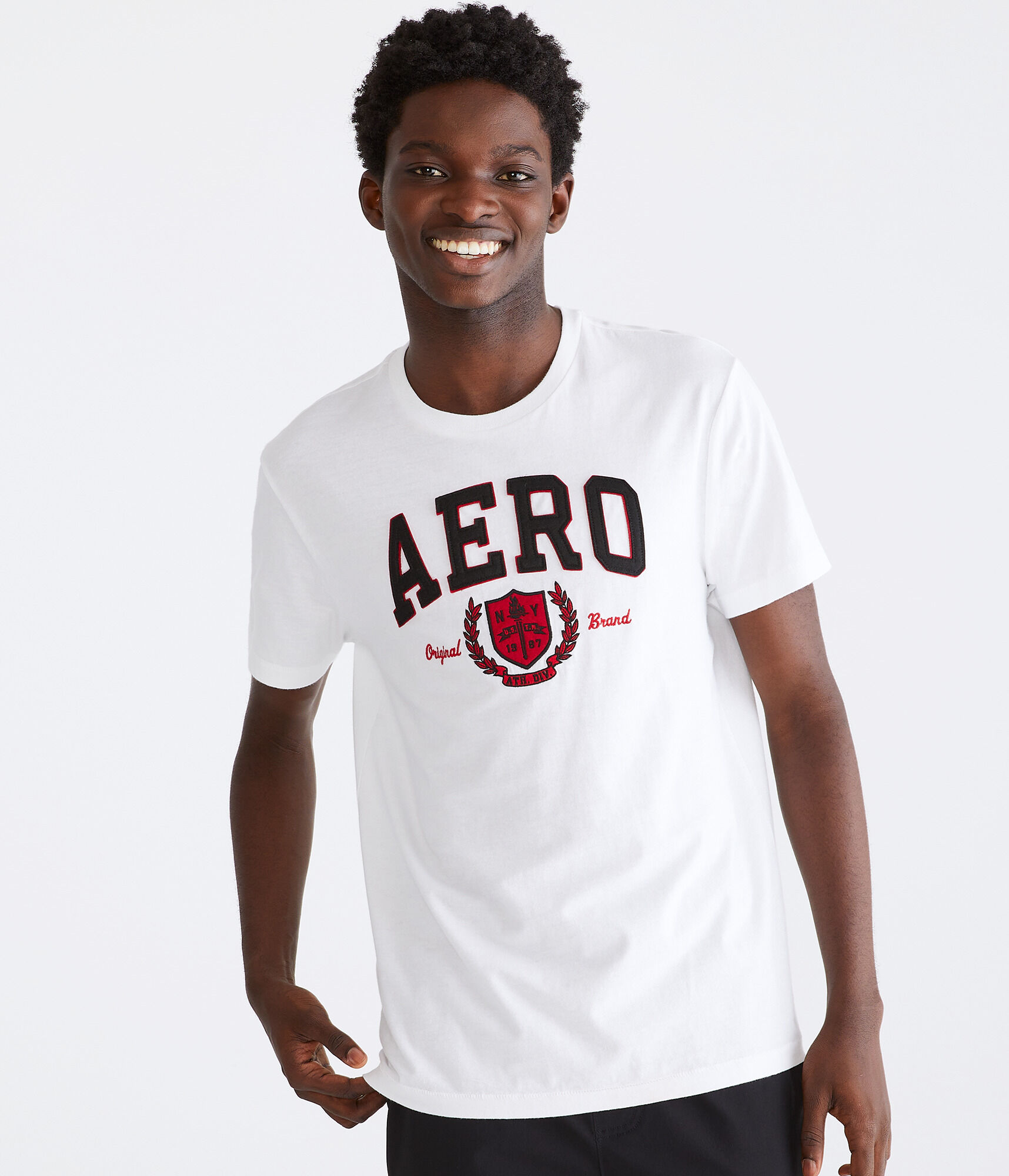 Aero Athletic Crest Appliqué Graphic Tee