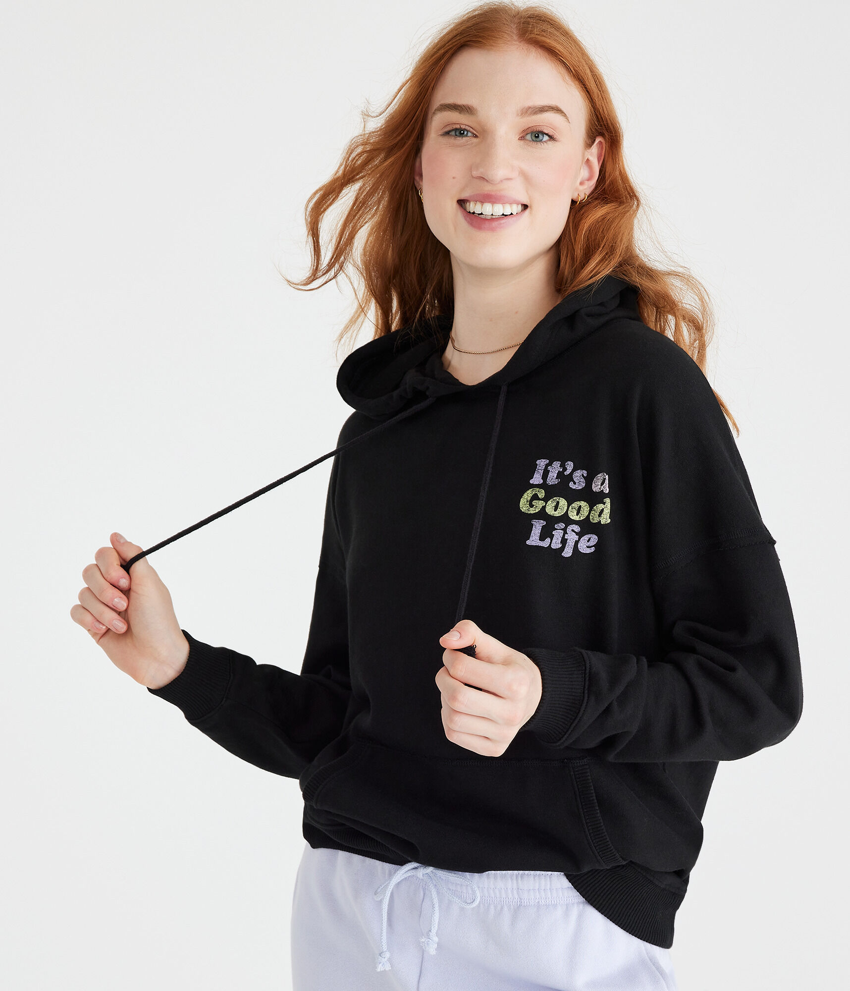 It's A Good Life Pullover Hoodie