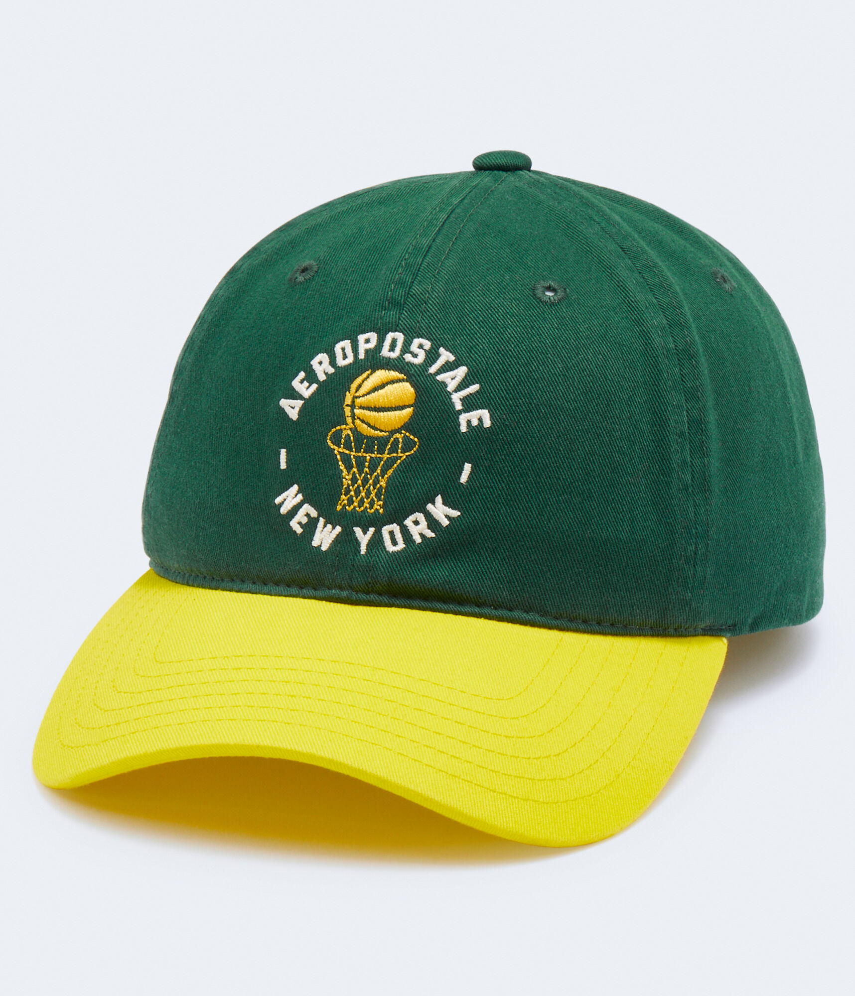 Aeropostale Basketball Retro Colorblock Adjustable Hat